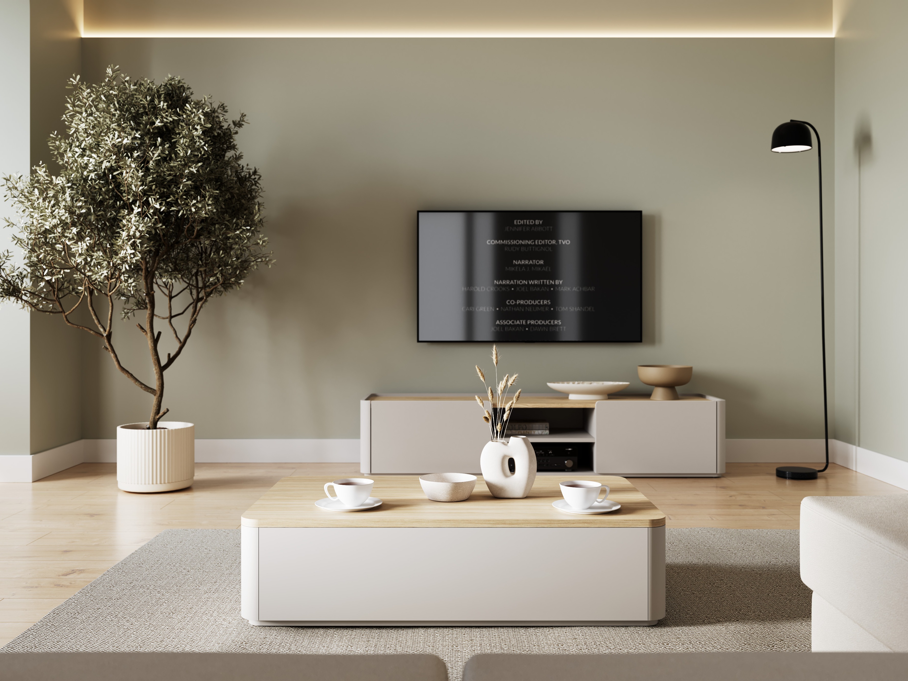 Sohvapöytä Elbmira 103 (Kashmir + Tammi)