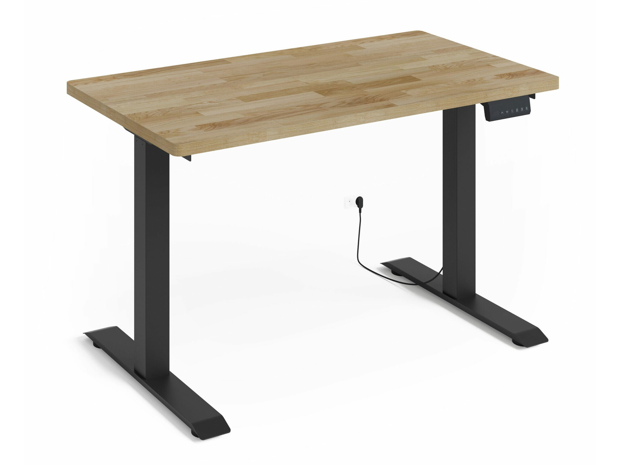 Korkeussäädettävä työpöytä Buffalo 200 (Musta)