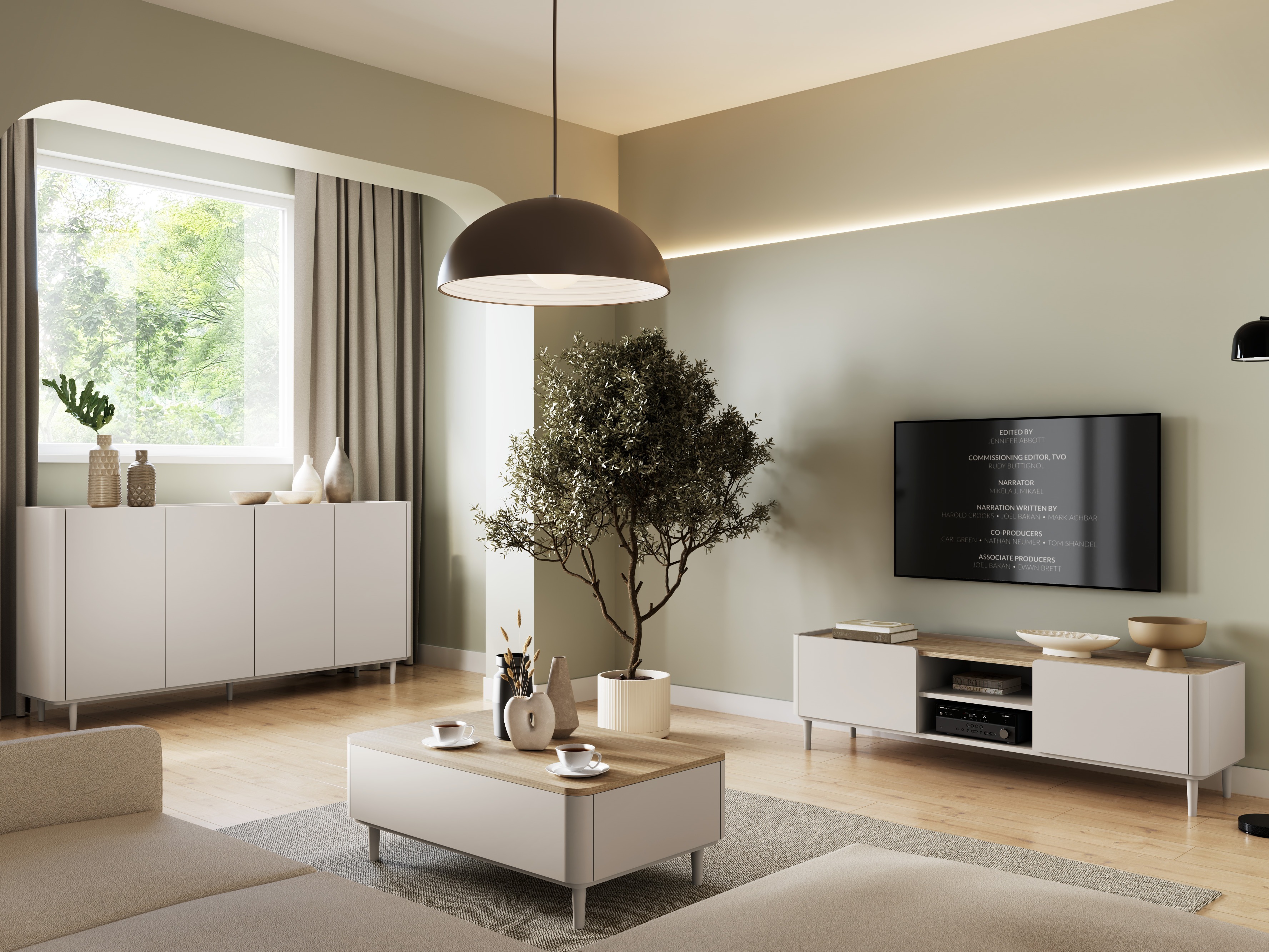 Olohuonesetti Elbmira 108 (Kashmir + Tammi)