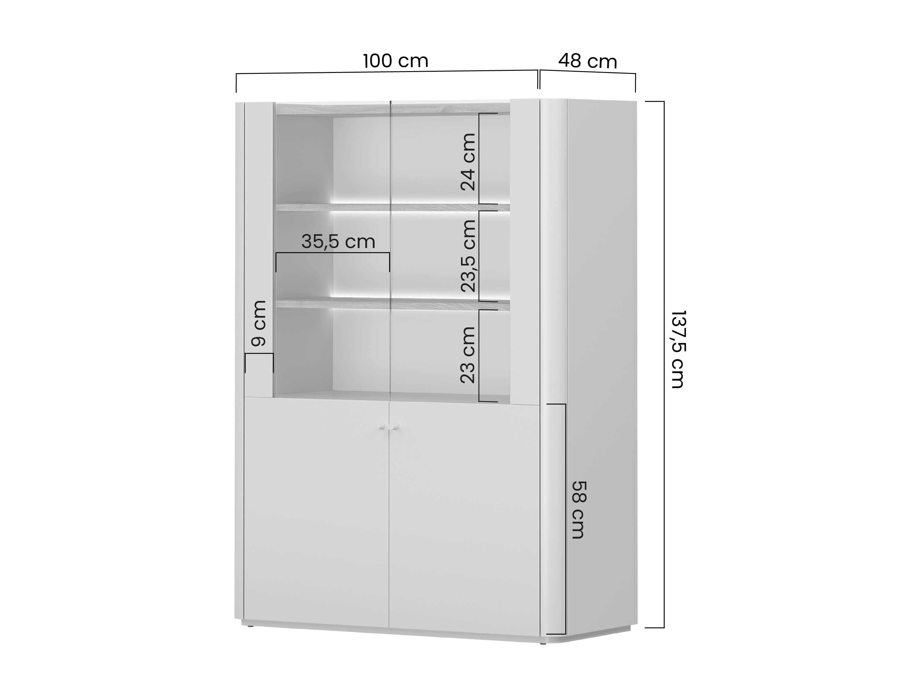 Olohuonesetti Elbmira 109 (Pölyinen vihreä + Tammi)