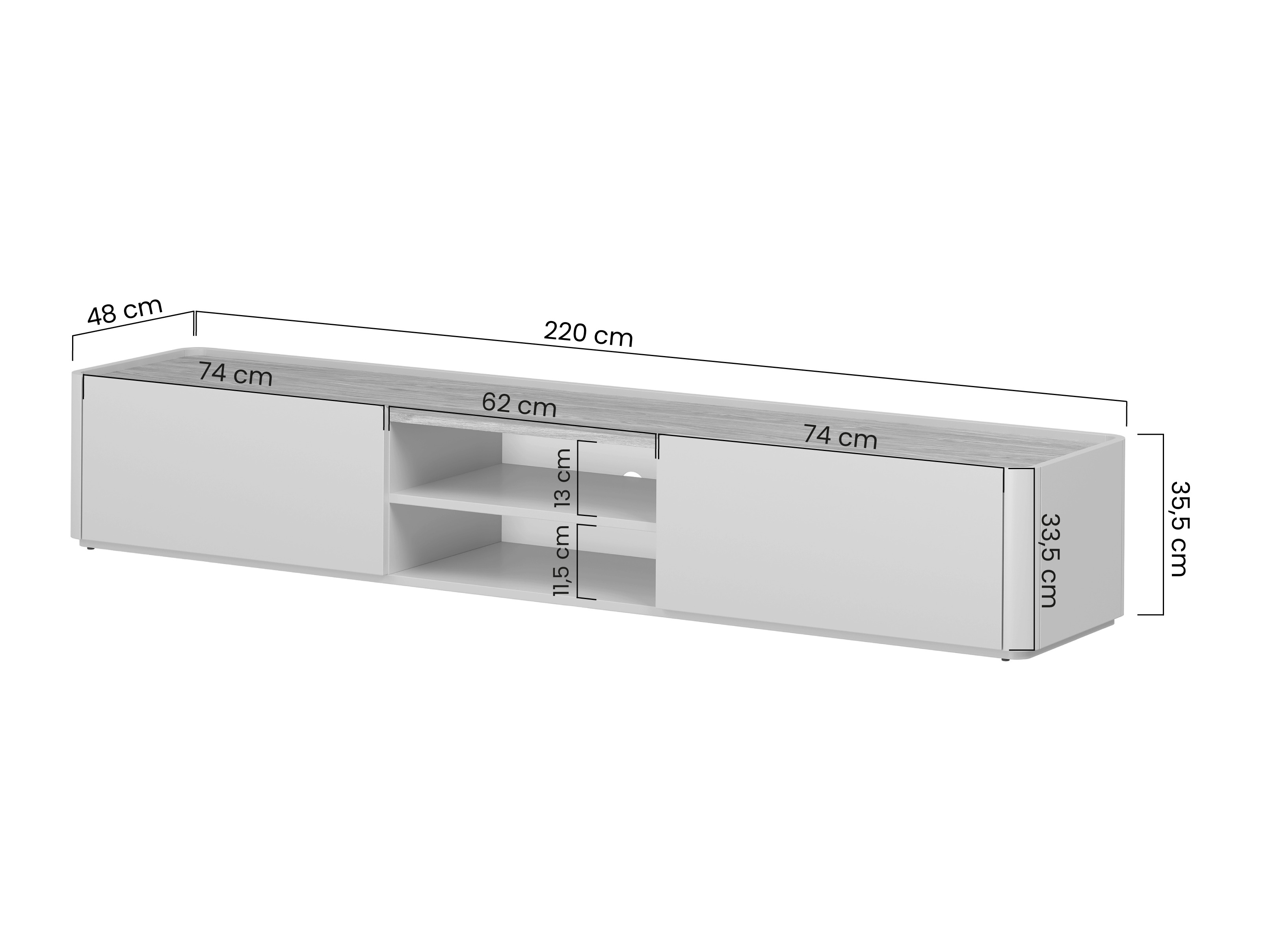 Olohuonesetti Elbmira 110 (Pölyinen vihreä + Tammi)