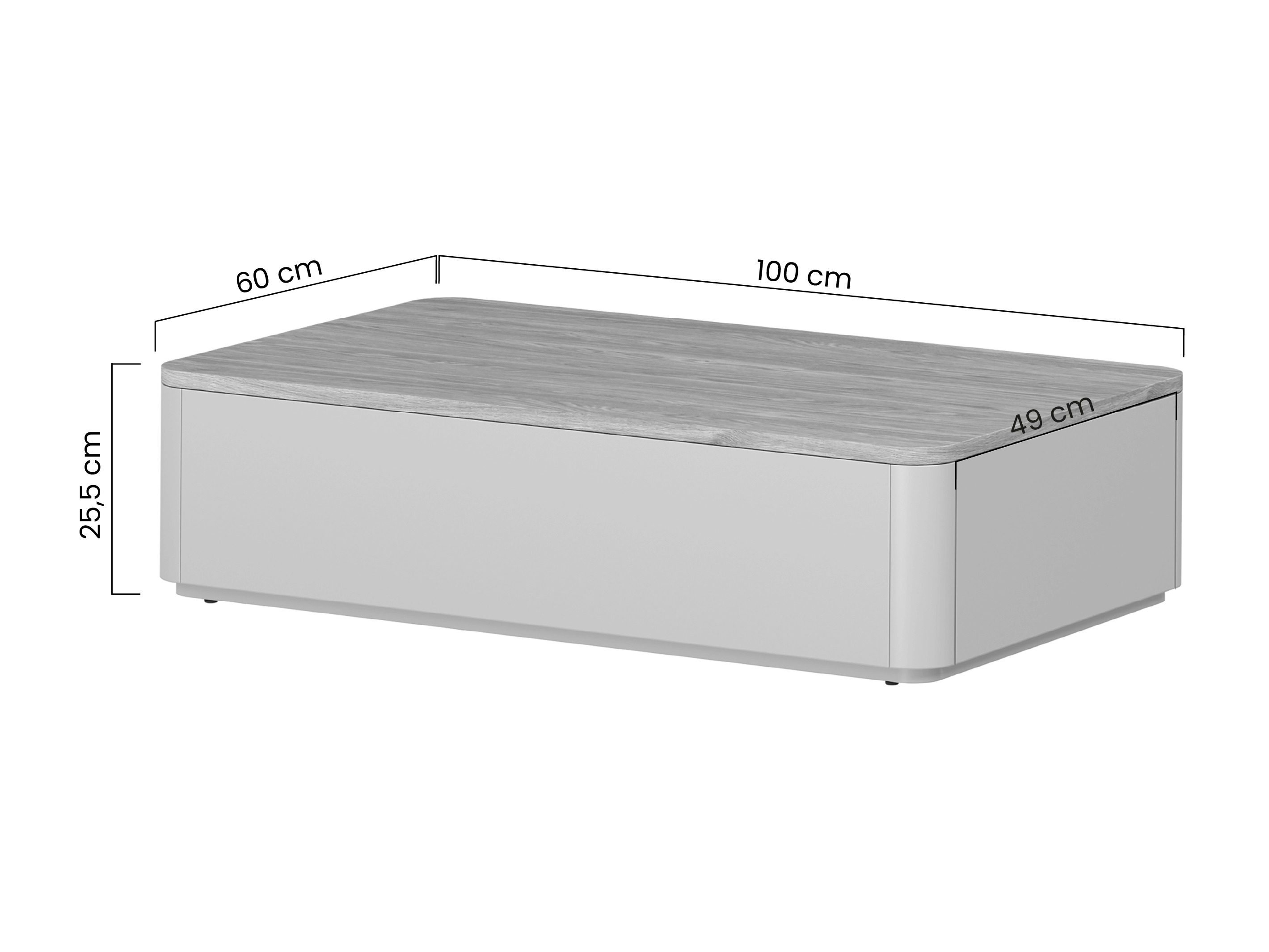 Olohuonesetti Elbmira 110 (Pölyinen vihreä + Tammi)