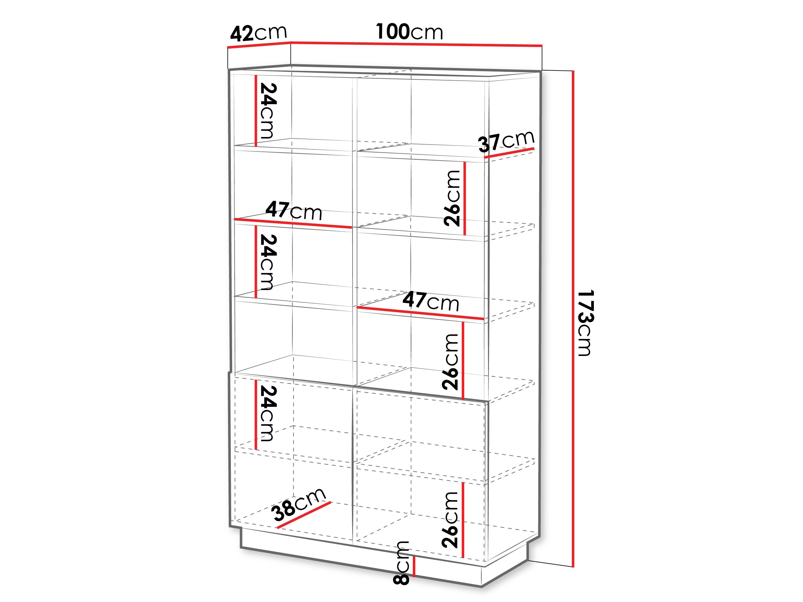 Hylly Lingua (Valkoinen)