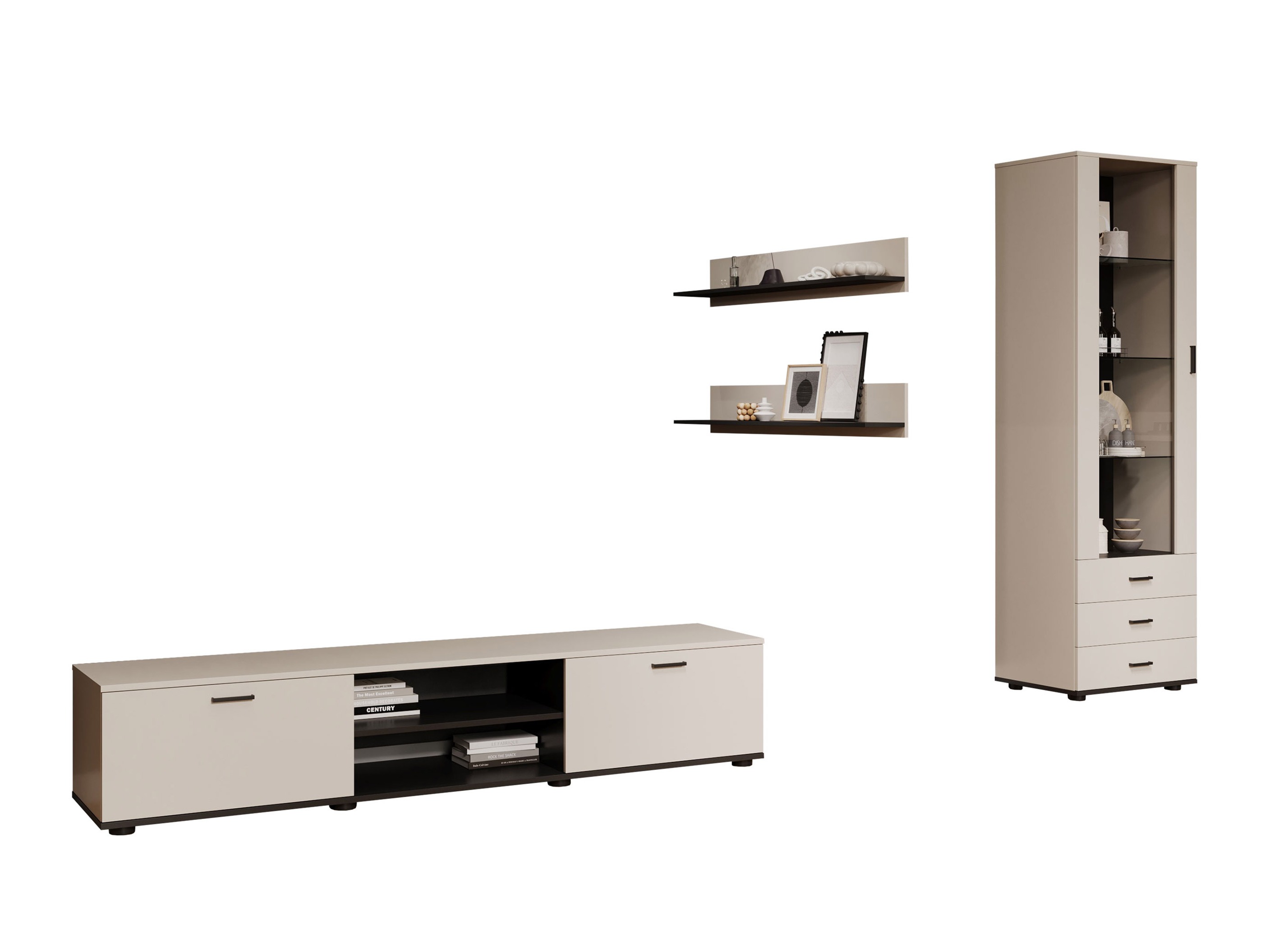 Olohuonesetti Tornola 107 (Kashmir + Musta)