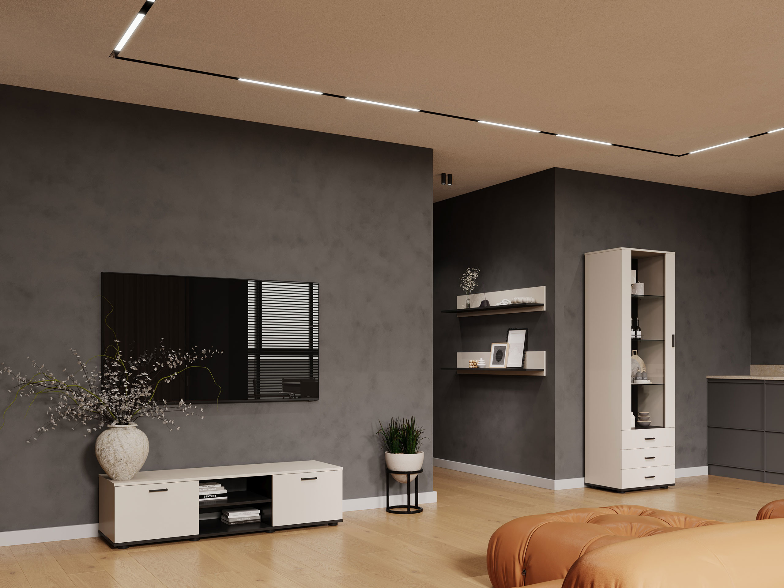 Olohuonesetti Tornola 110 (Kashmir + Musta)