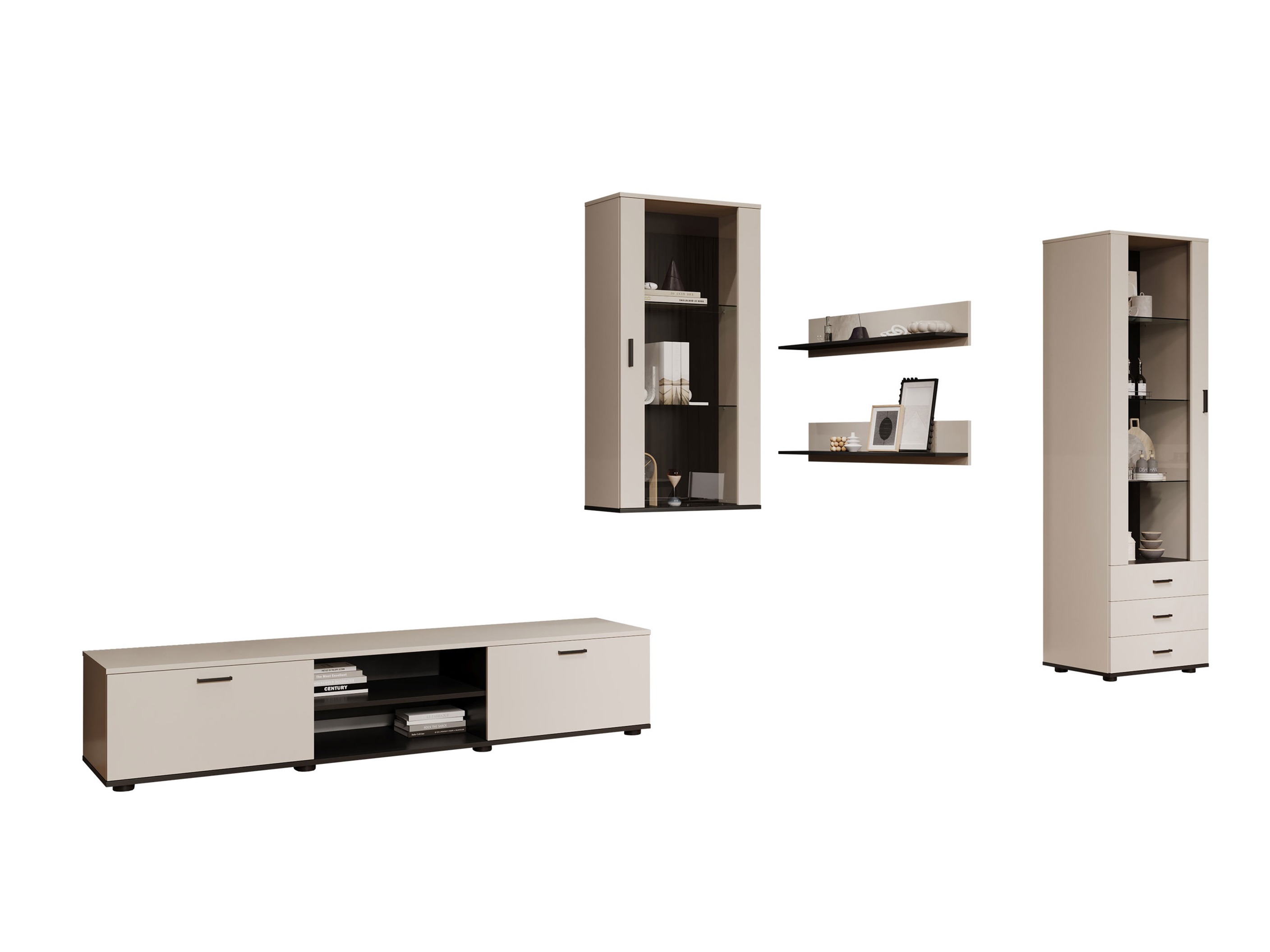 Olohuonesetti Tornola 114 (Kashmir + Musta)