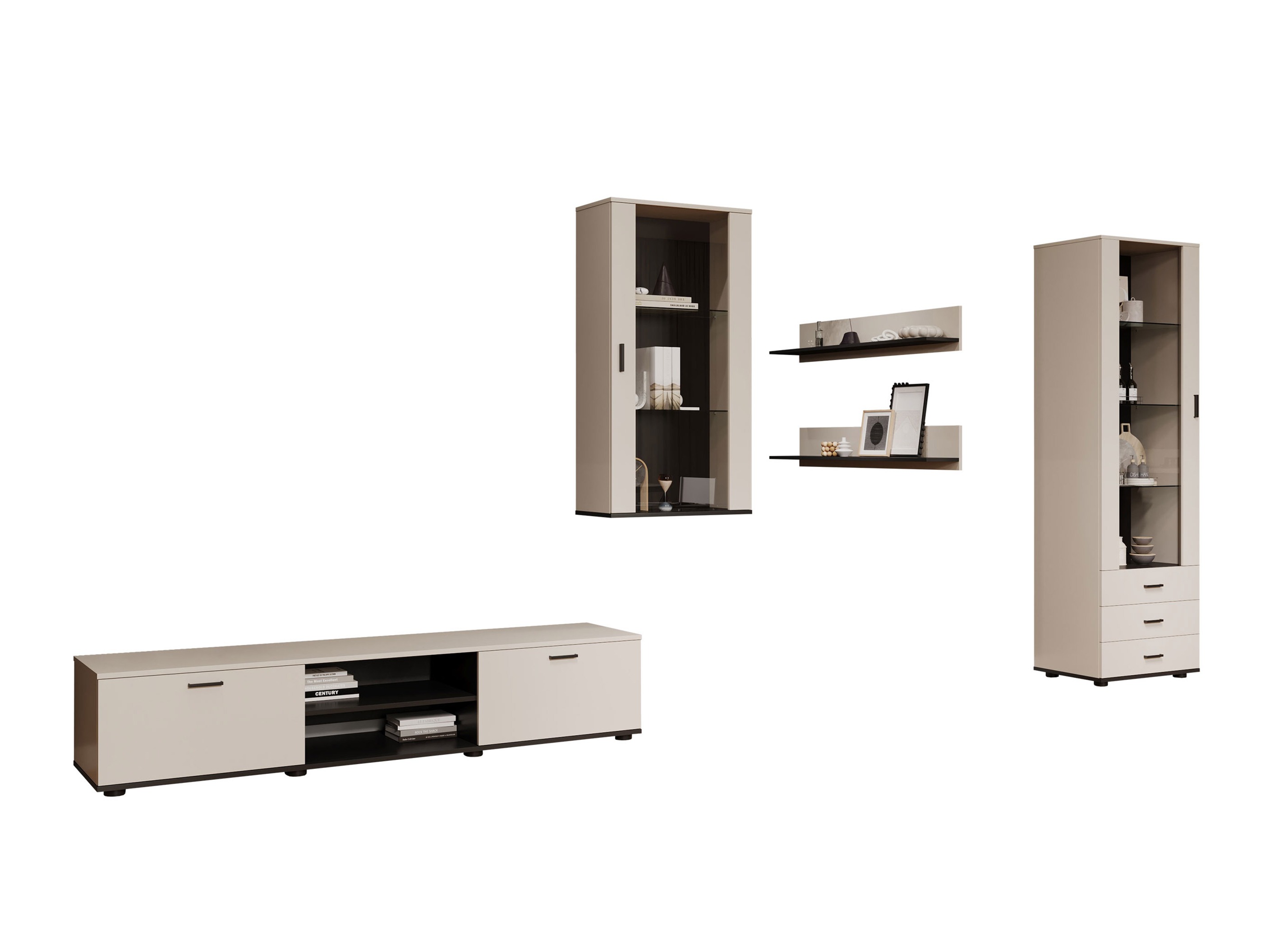 Olohuonesetti Tornola 114 (Kashmir + Musta)