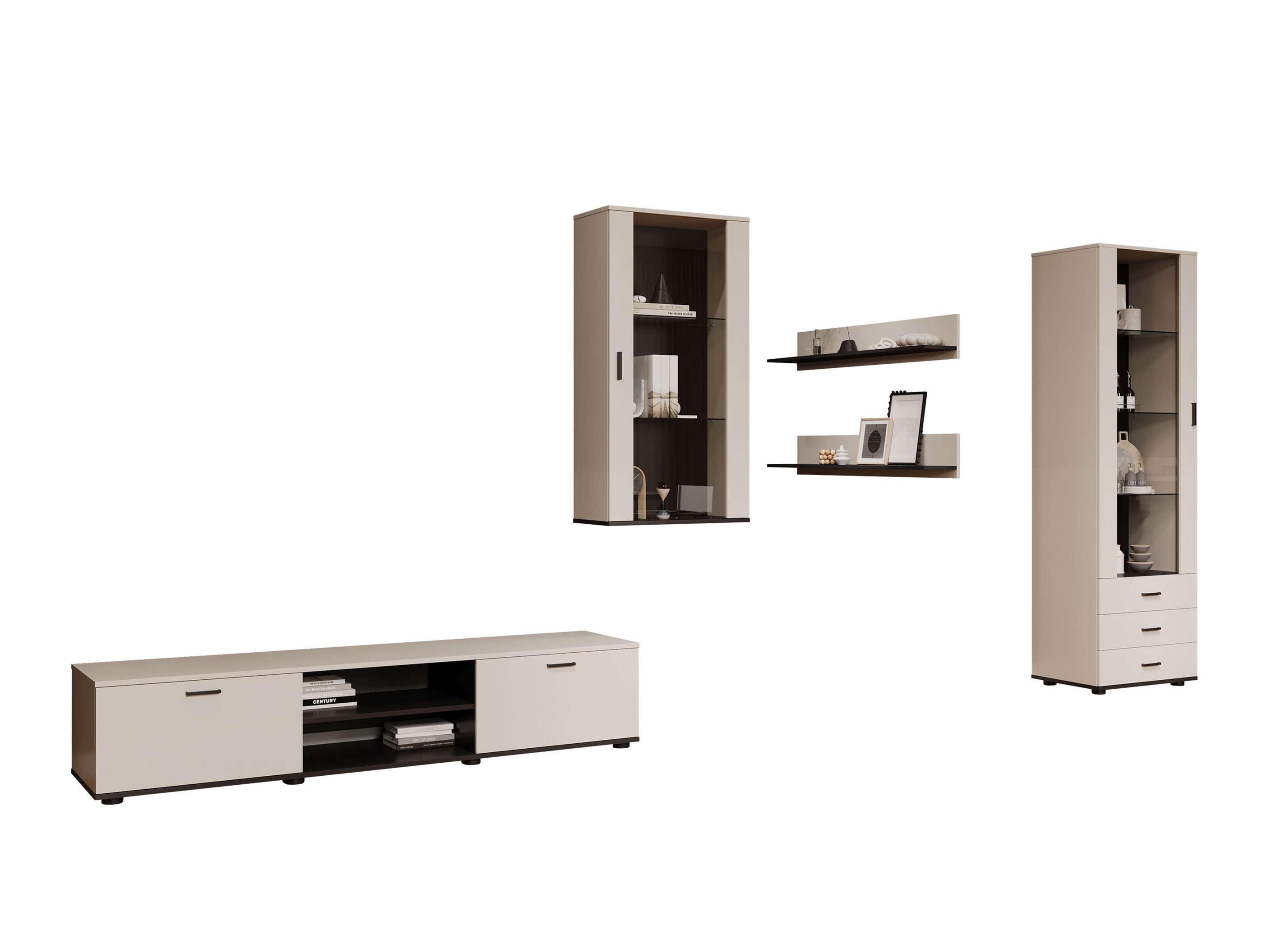 Olohuonesetti Tornola 114 (Kashmir + Musta)