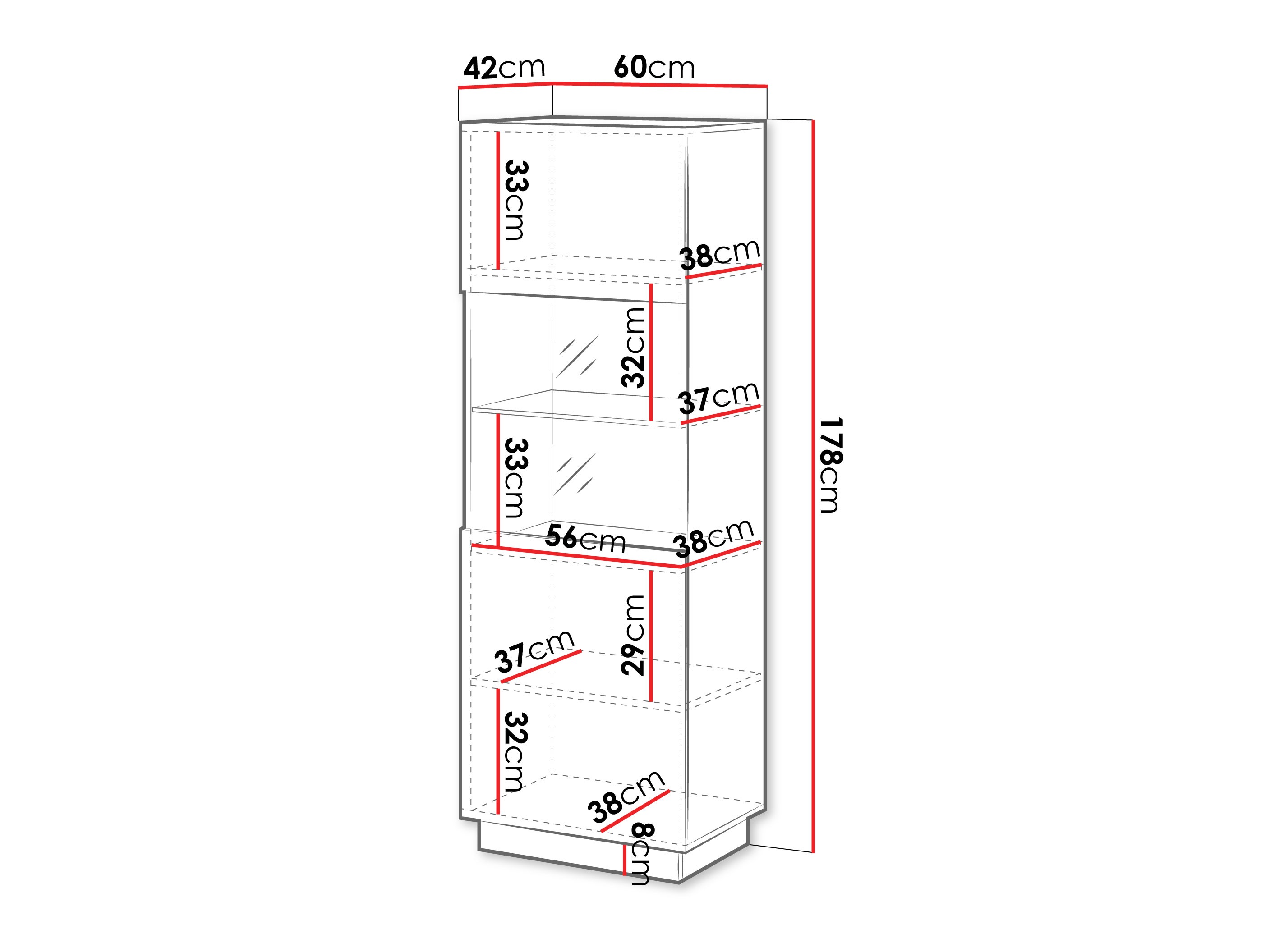 Hylly Lingua I (Valkoinen)