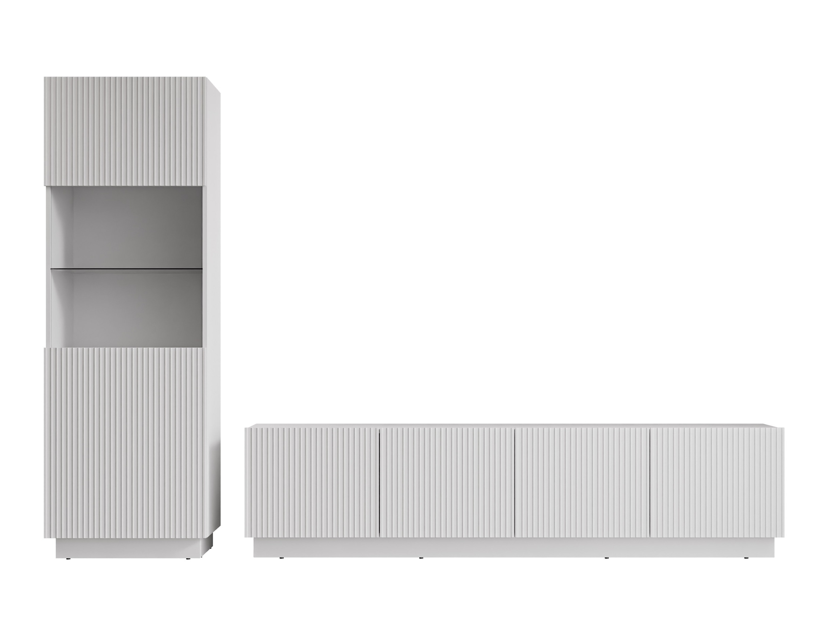 Olohuonesetti Lingua (Valkoinen)