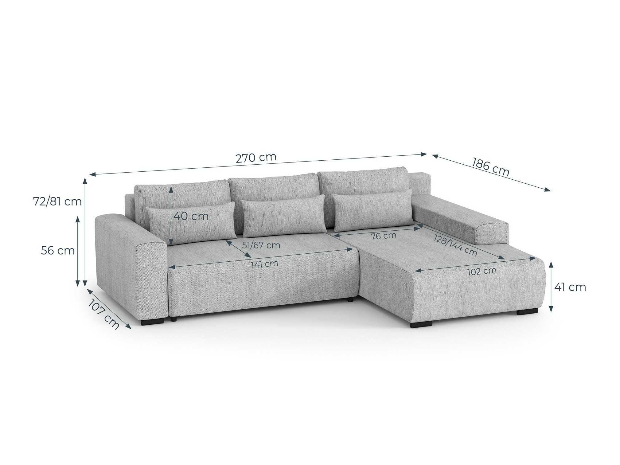 Kulmasohva Margate 116 (Modesto 481)