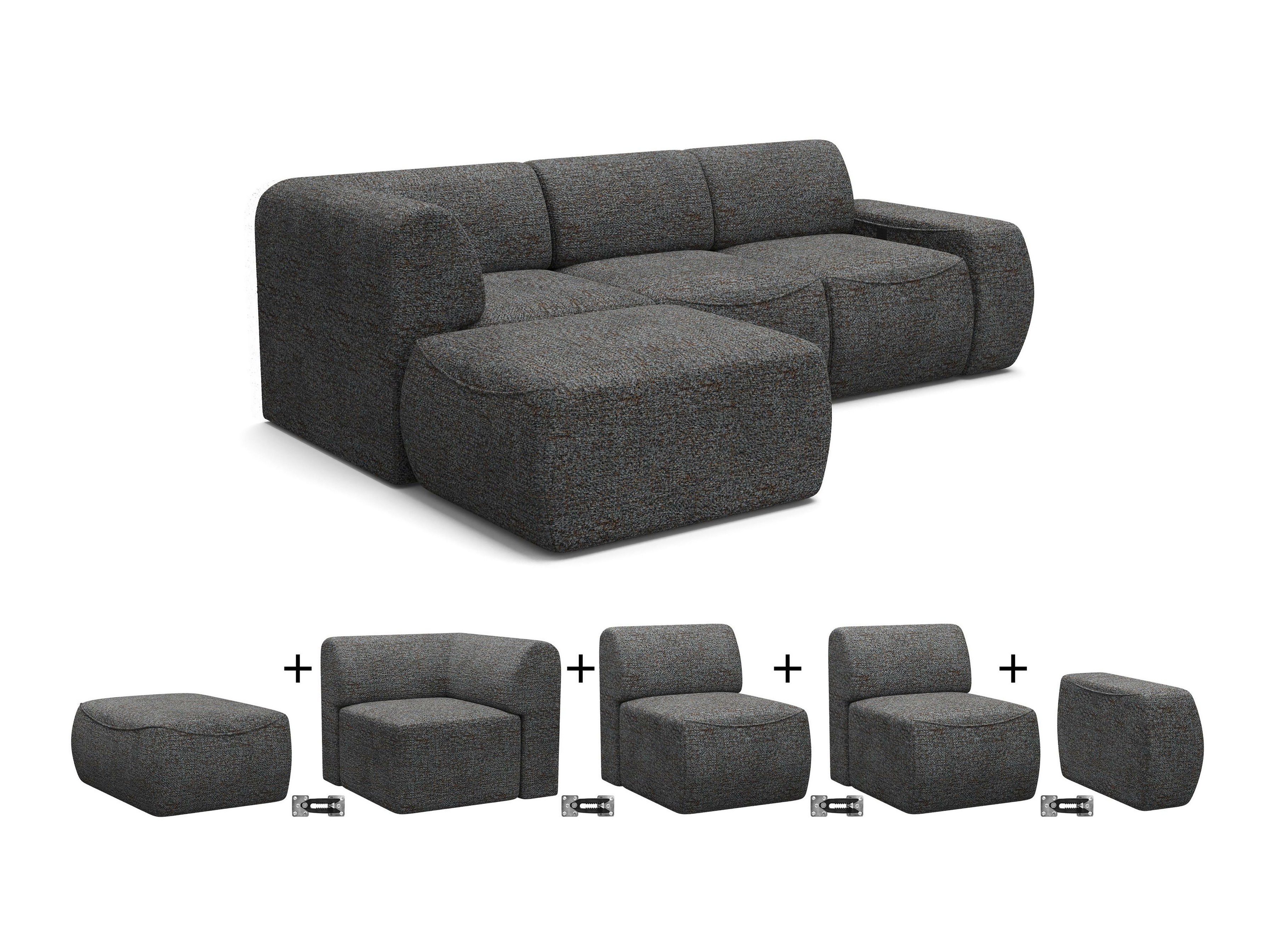 Moduulikulmasohva Elbmonu 106 (Bello 05)