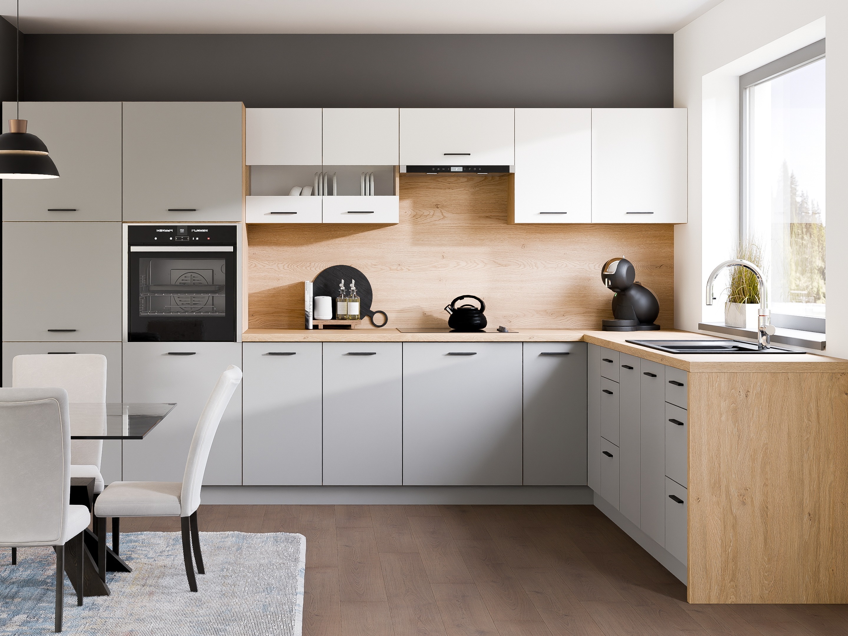 Moduulikeittiöryhmä Ati White Grey 118