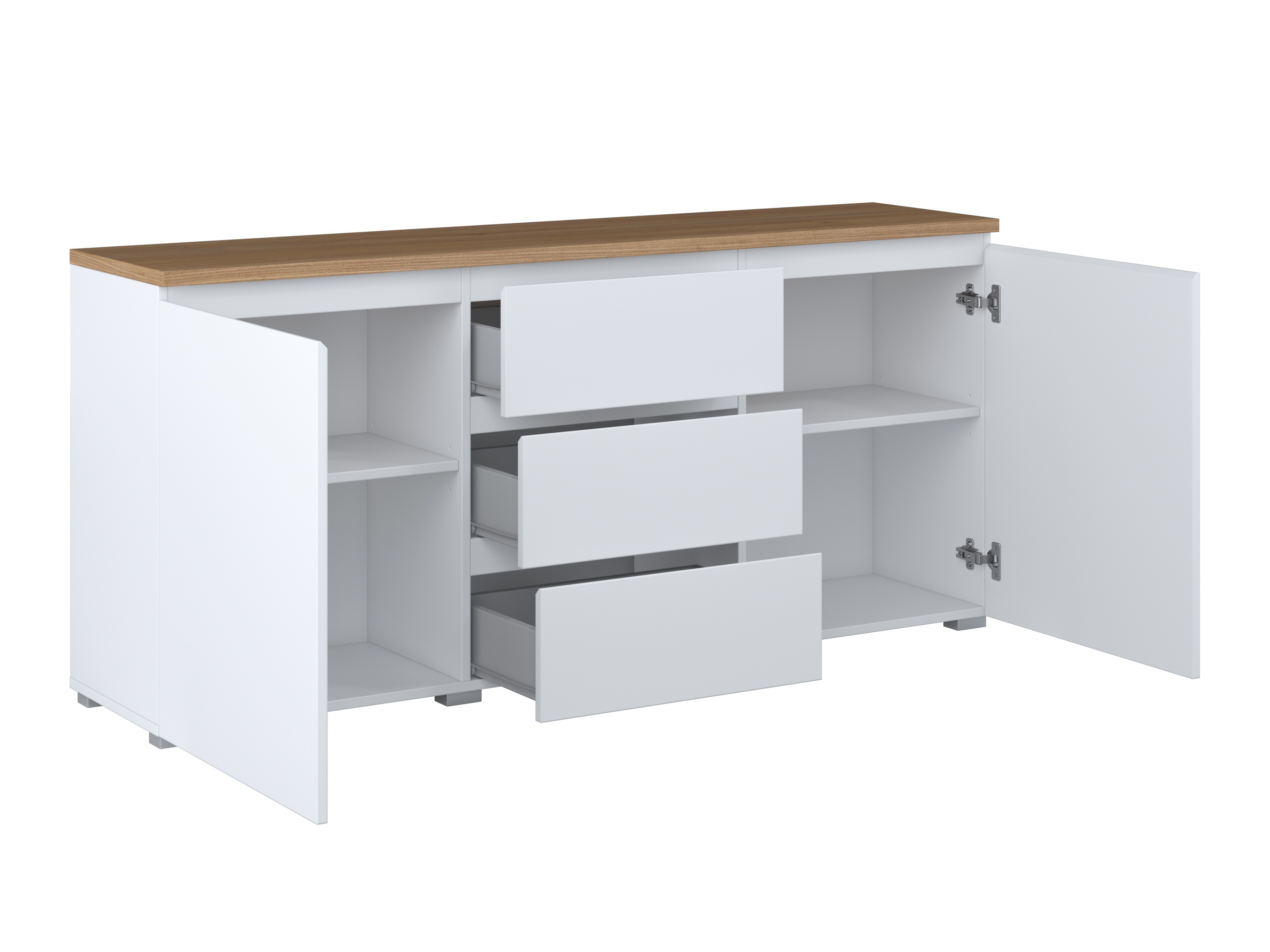 Lipasto Baletu 106 (Valkoinen + Tammi)