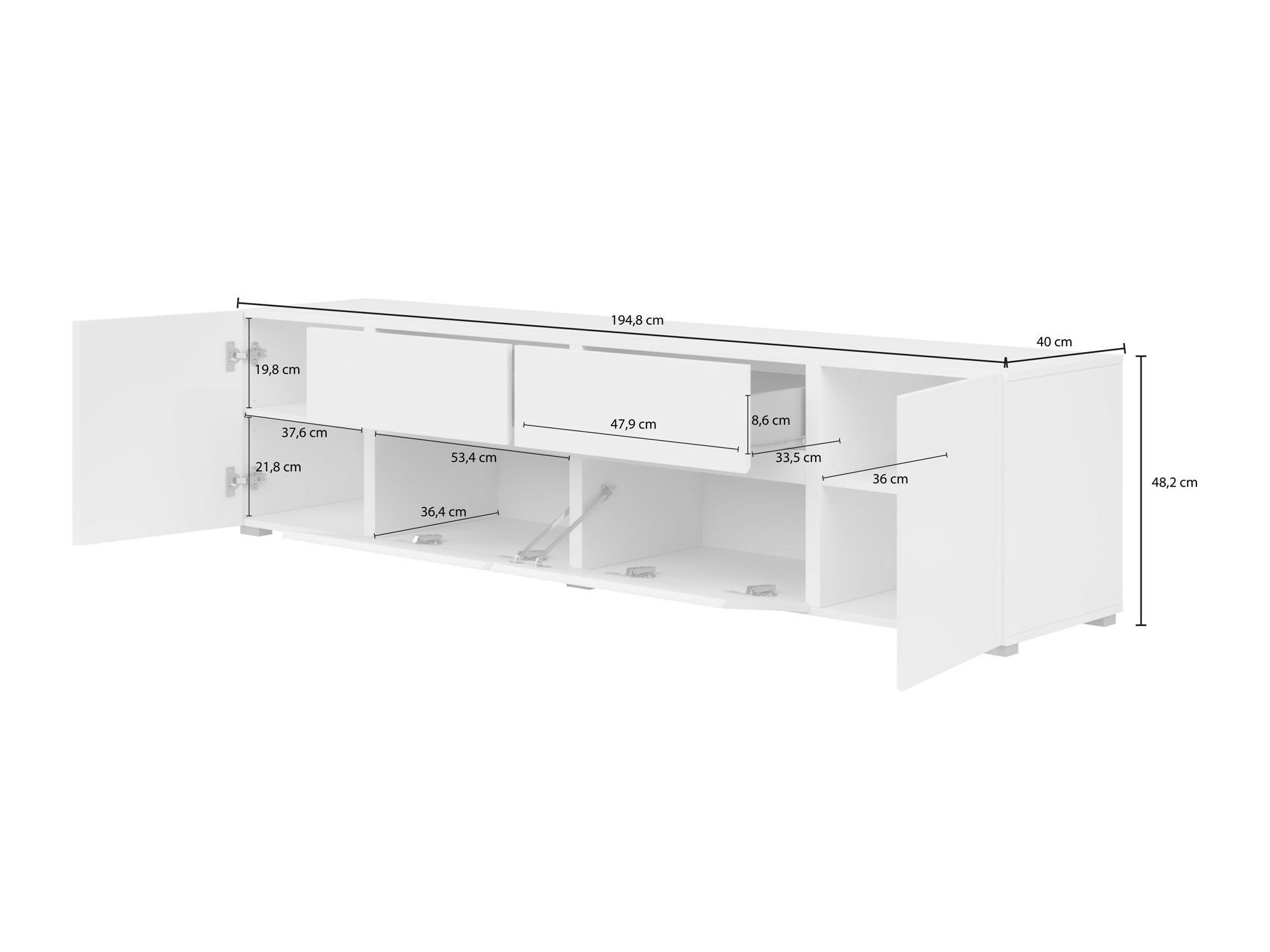 Olohuonesetti Elbleve 104 (Musta)