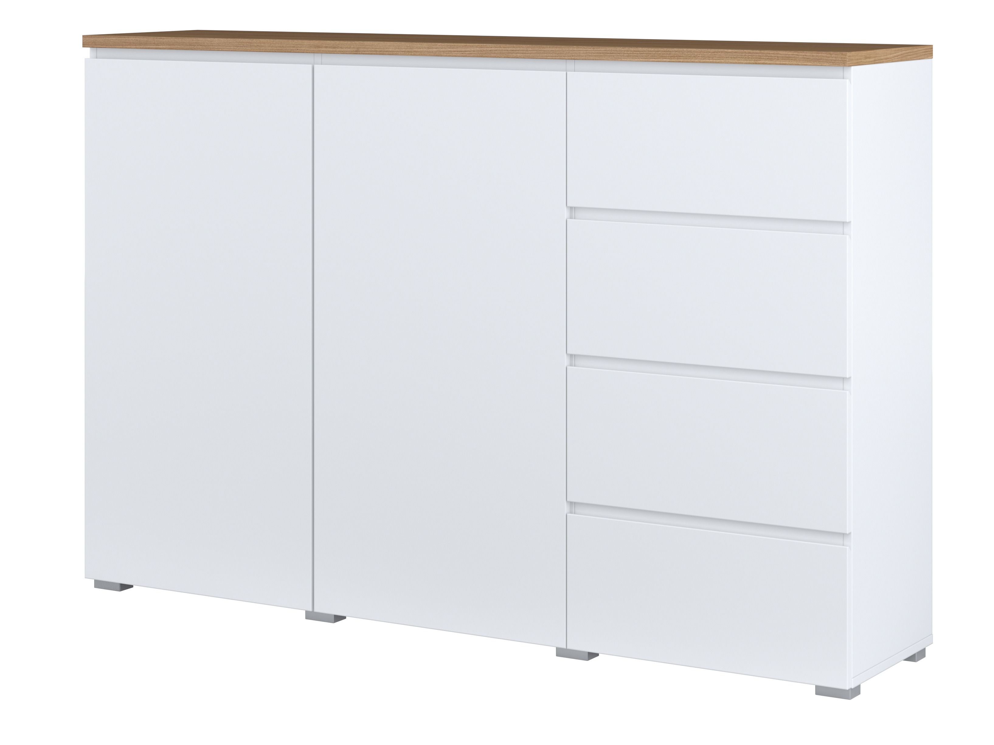 Lipasto Baletu 109 (Valkoinen + Tammi)