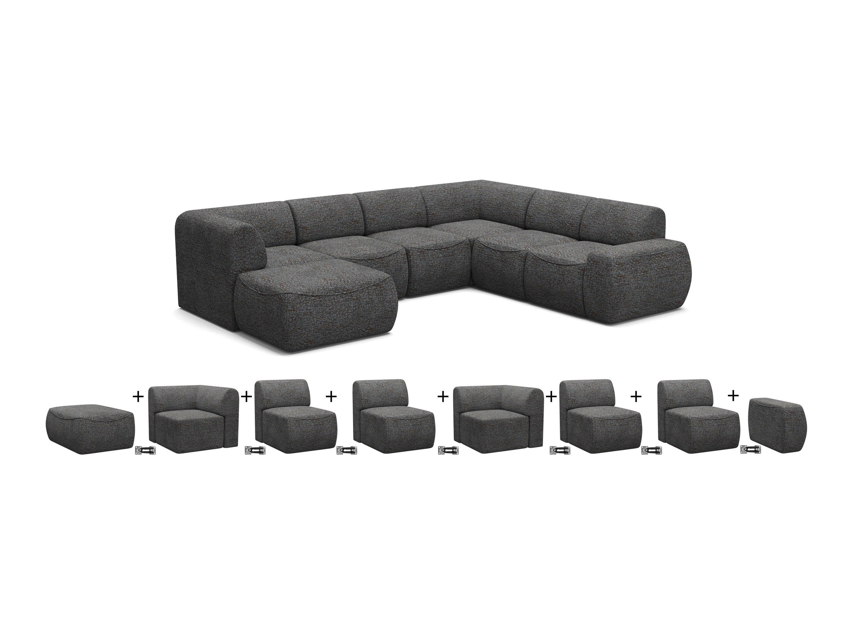 Moduulikulmasohva Elbmonu 107 (Bello 40)