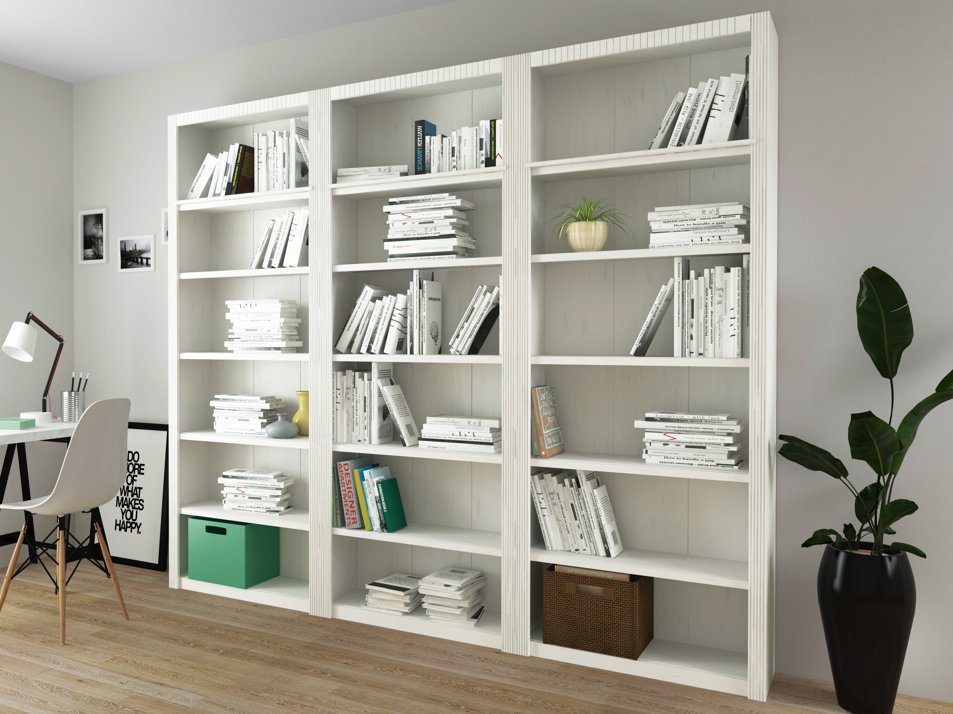 Hyllysetti Orlmara 106 (Valkoinen)