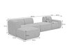 Moduulikulmasohva Elbmonu 108 (Bello 40)