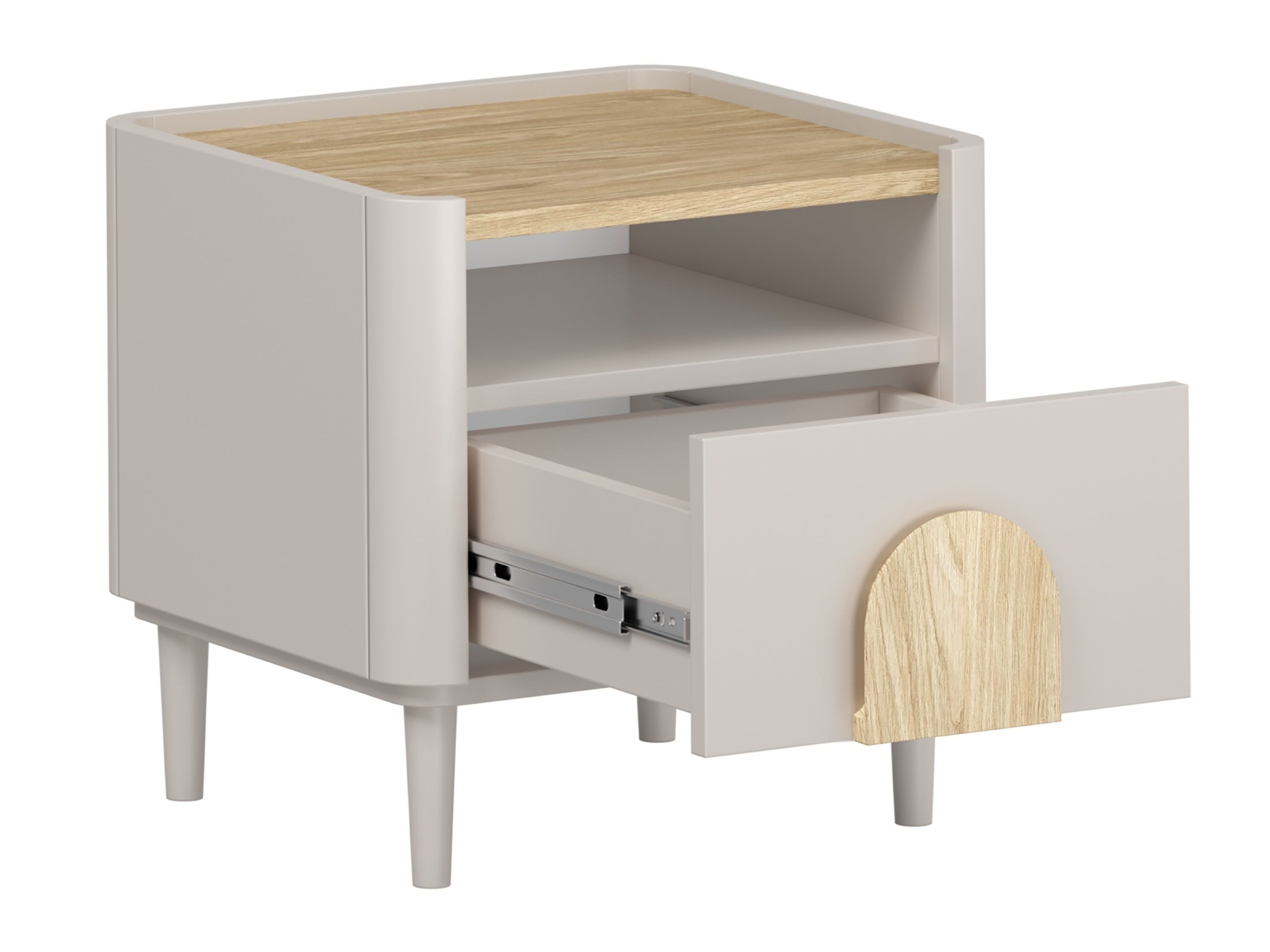 Yöpöytä Camavio 100 (Kashmir + Vaalea tammi)