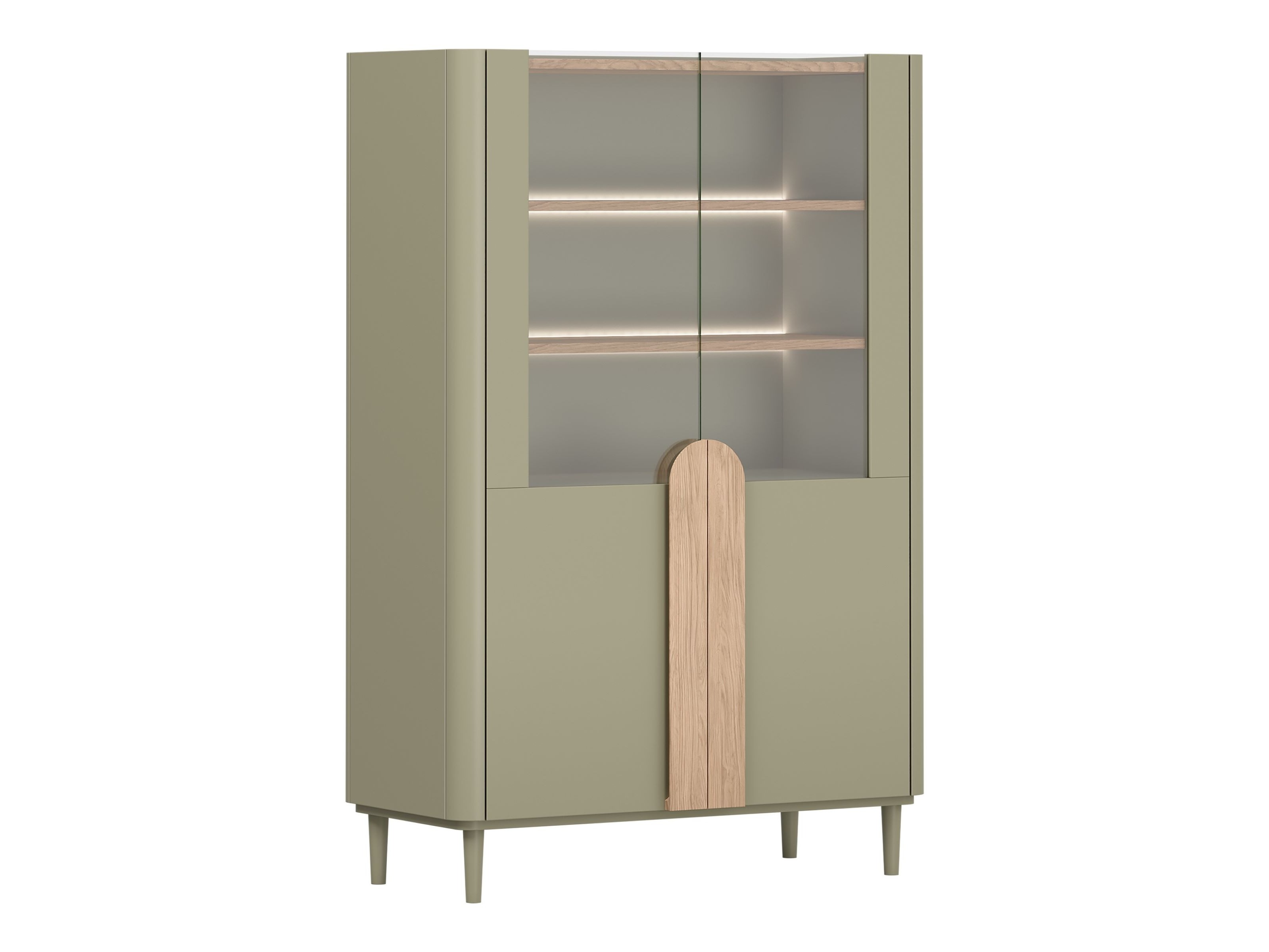 Hylly Camavio 101 (Pölyinen vihreä + Tammi)