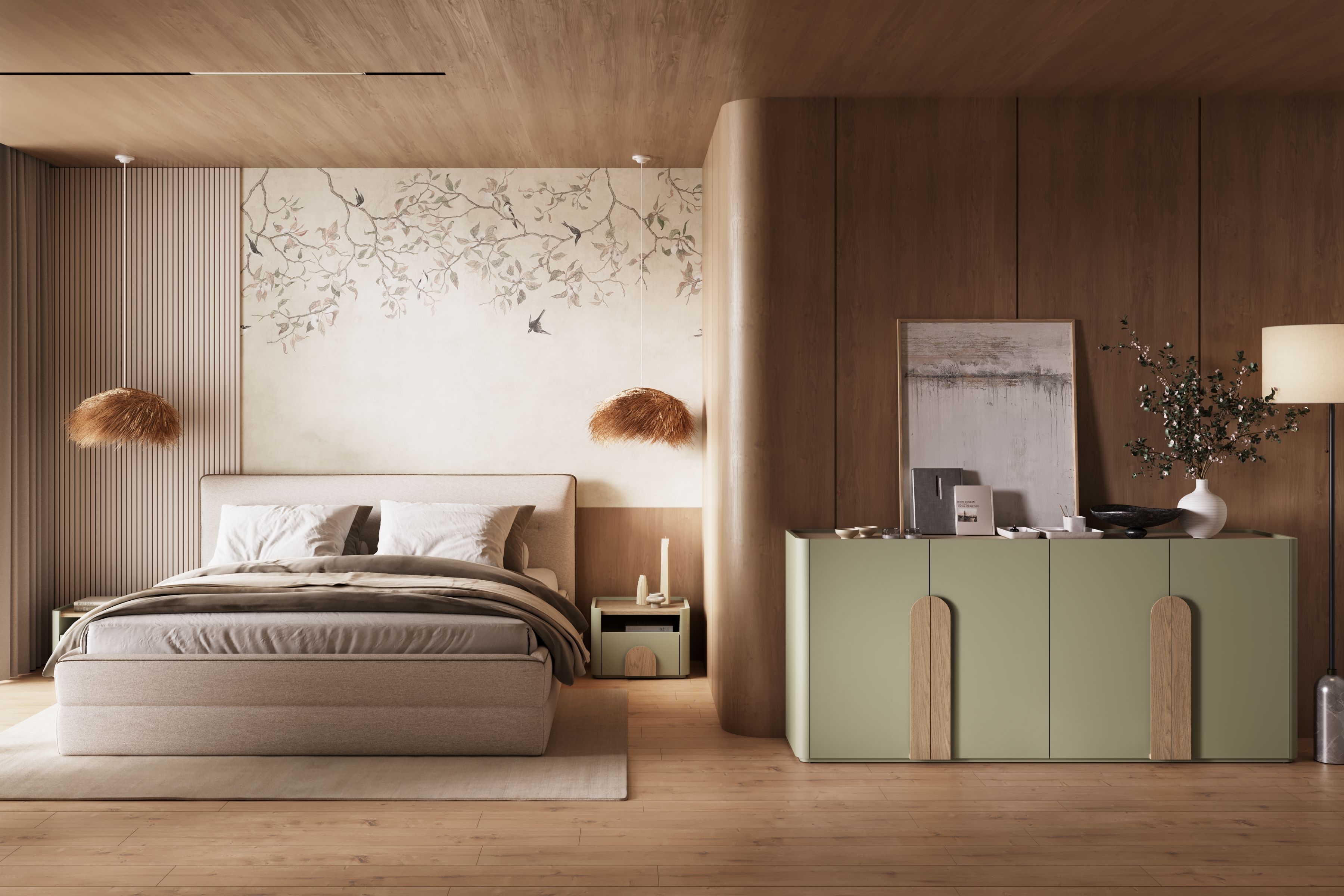 Senkki Camavio 102 (Pölyinen vihreä + Tammi)