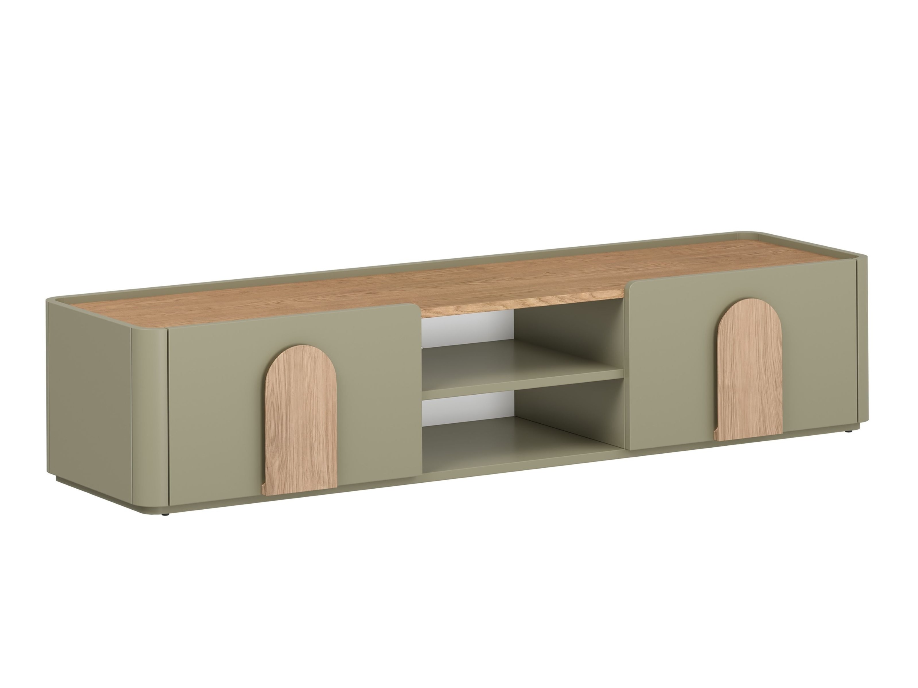 TV-taso Camavio 103 (Pölyinen vihreä + Tammi)