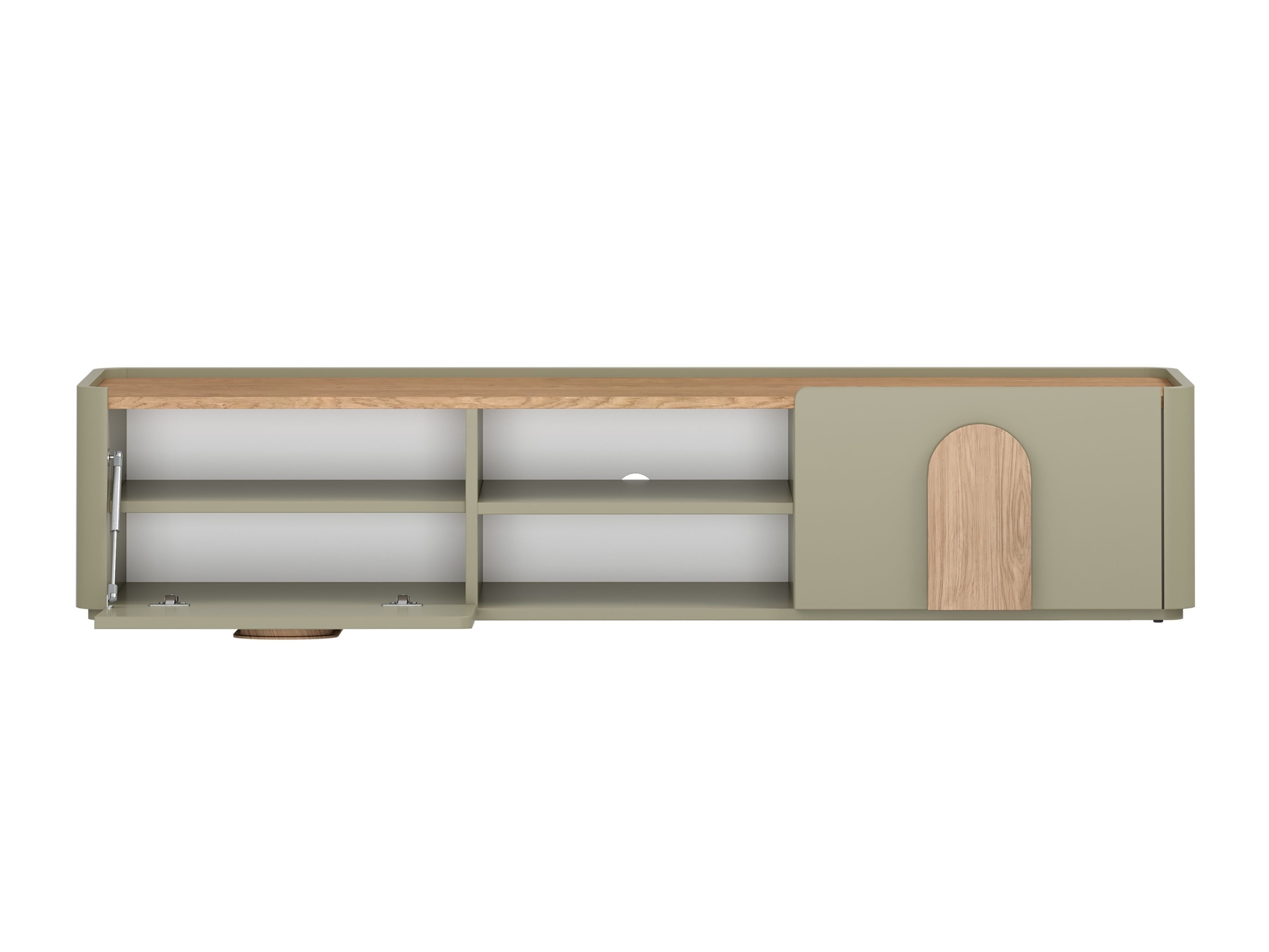 TV-taso Camavio 103 (Pölyinen vihreä + Tammi)