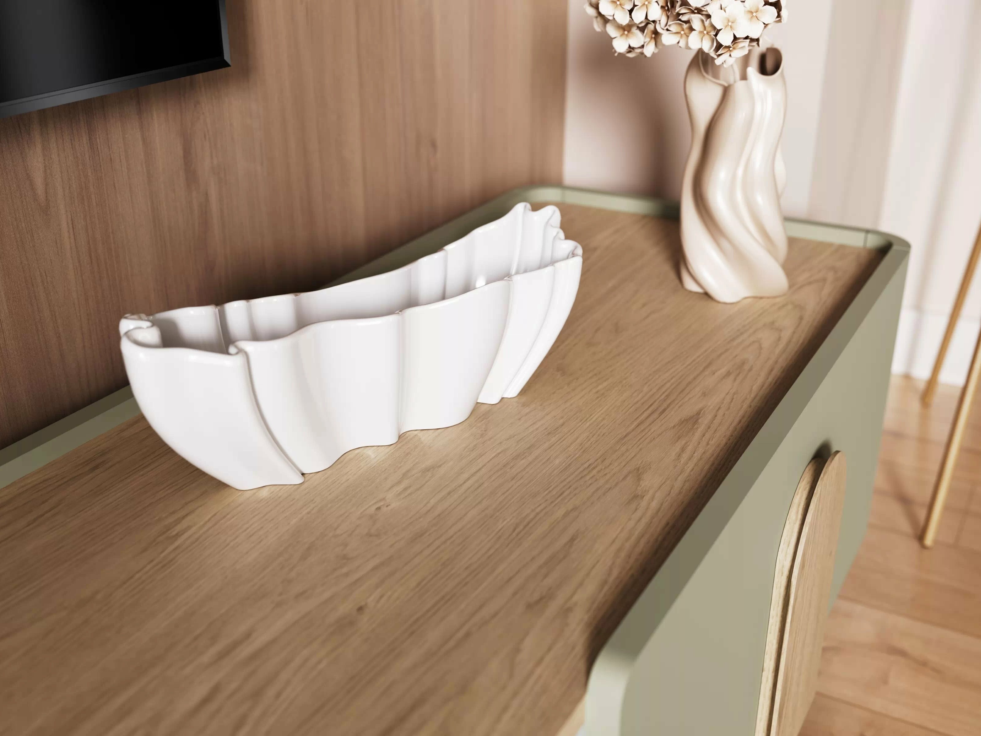 TV-taso Camavio 103 (Pölyinen vihreä + Tammi)