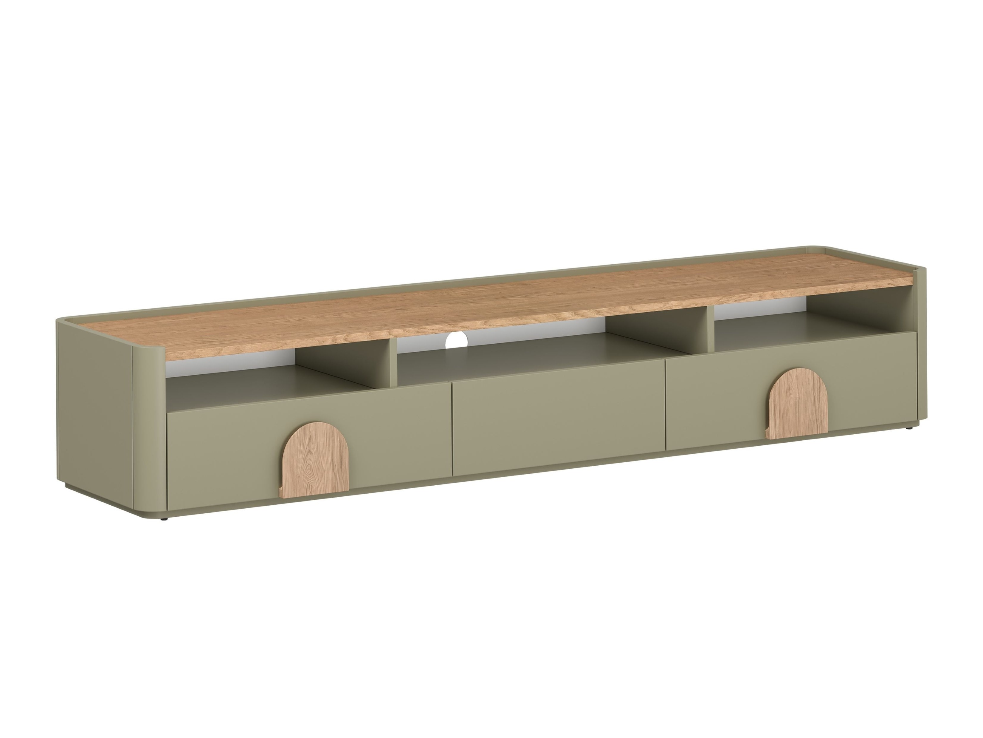 TV-taso Camavio 104 (Pölyinen vihreä + Tammi)