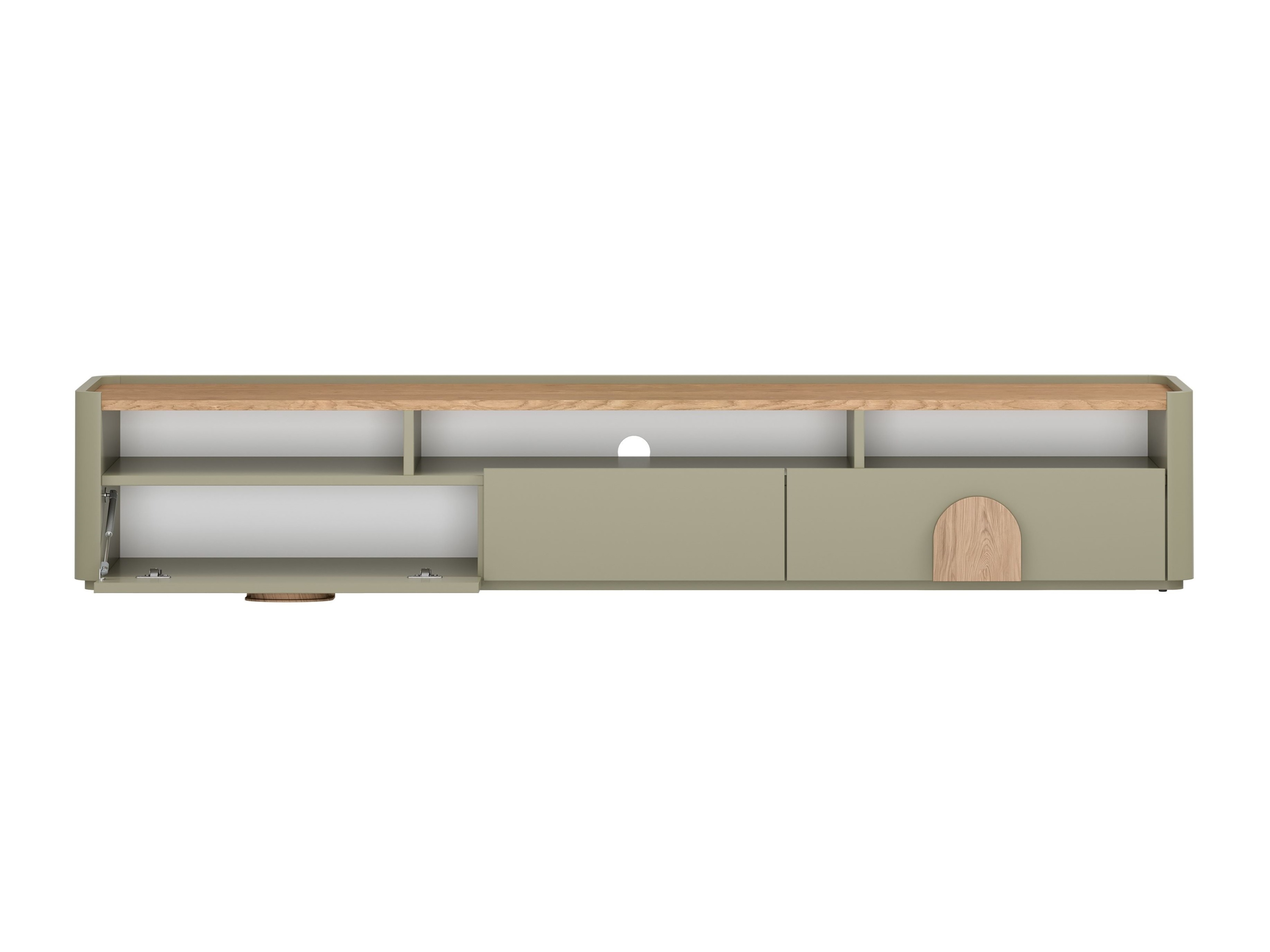 TV-taso Camavio 104 (Pölyinen vihreä + Tammi)