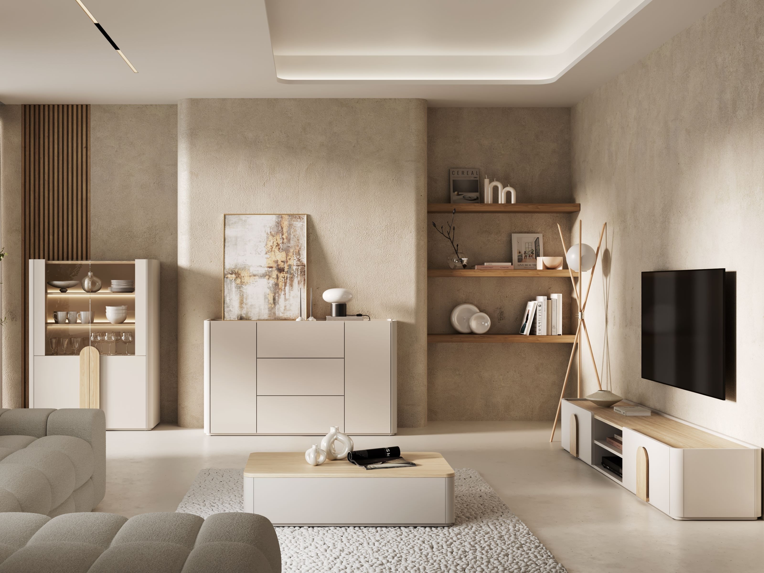 TV-taso Camavio 106 (Kashmir + Vaalea tammi)