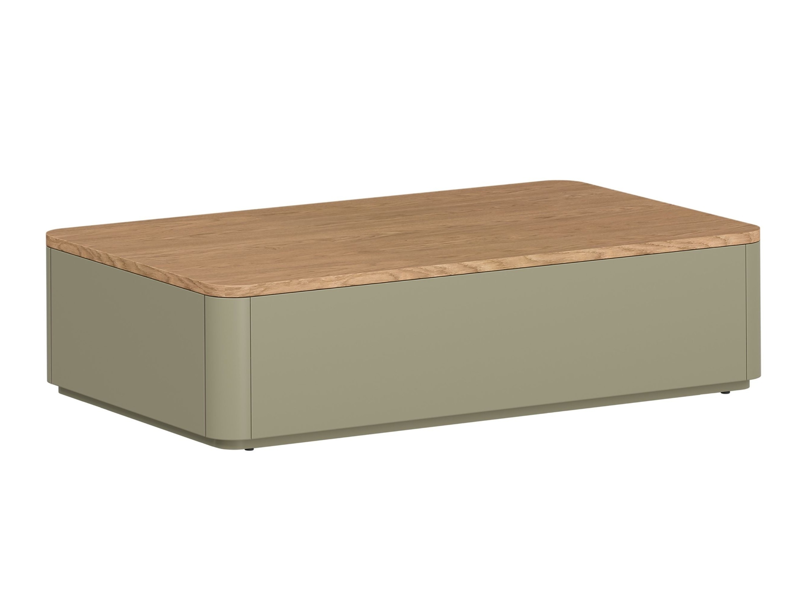 Olohuonesetti Camavio 107 (Pölyinen vihreä + Tammi)