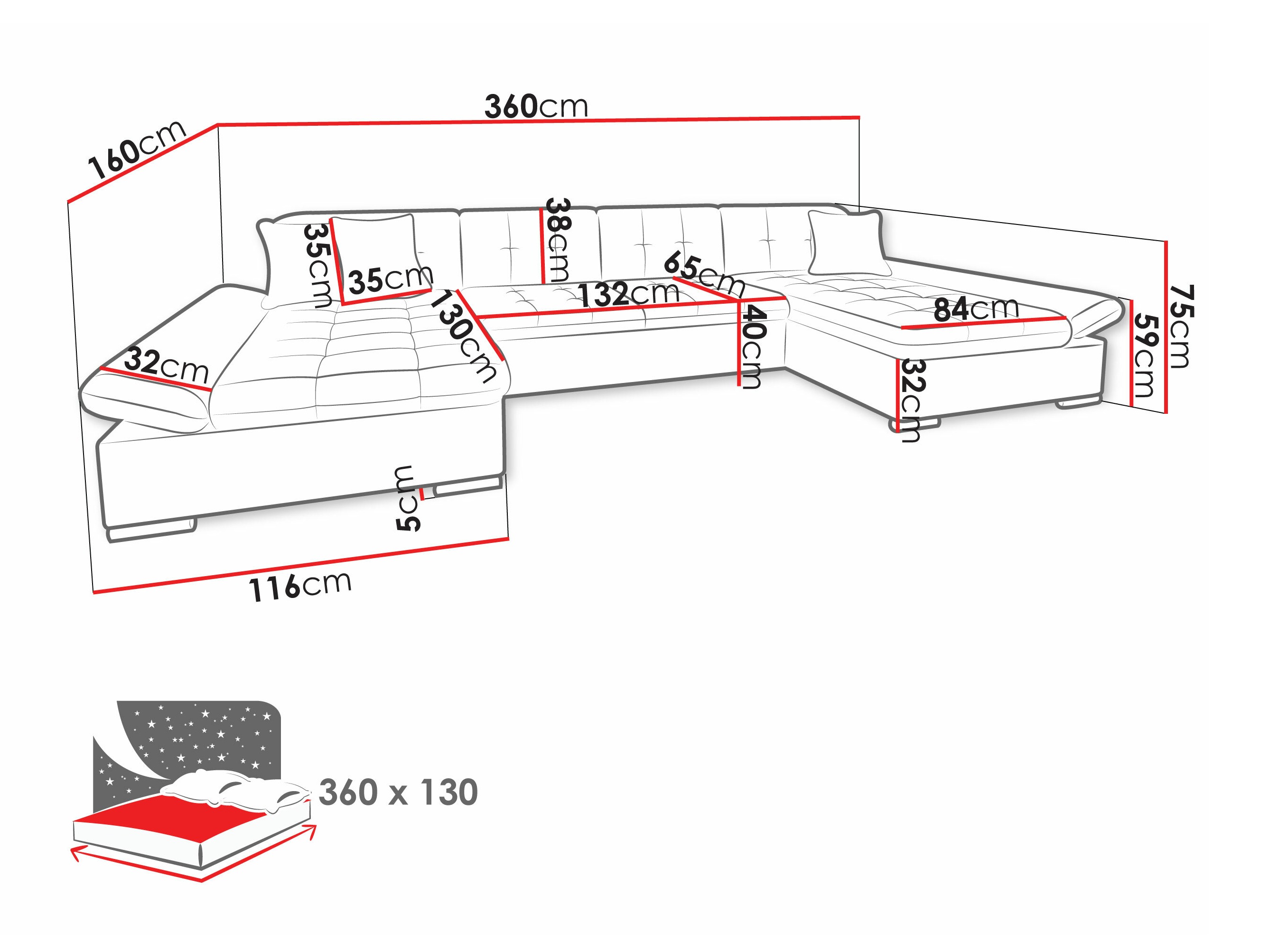 Kulmasohva Comfivo Ficus I (Lux 05 + Lux 06)