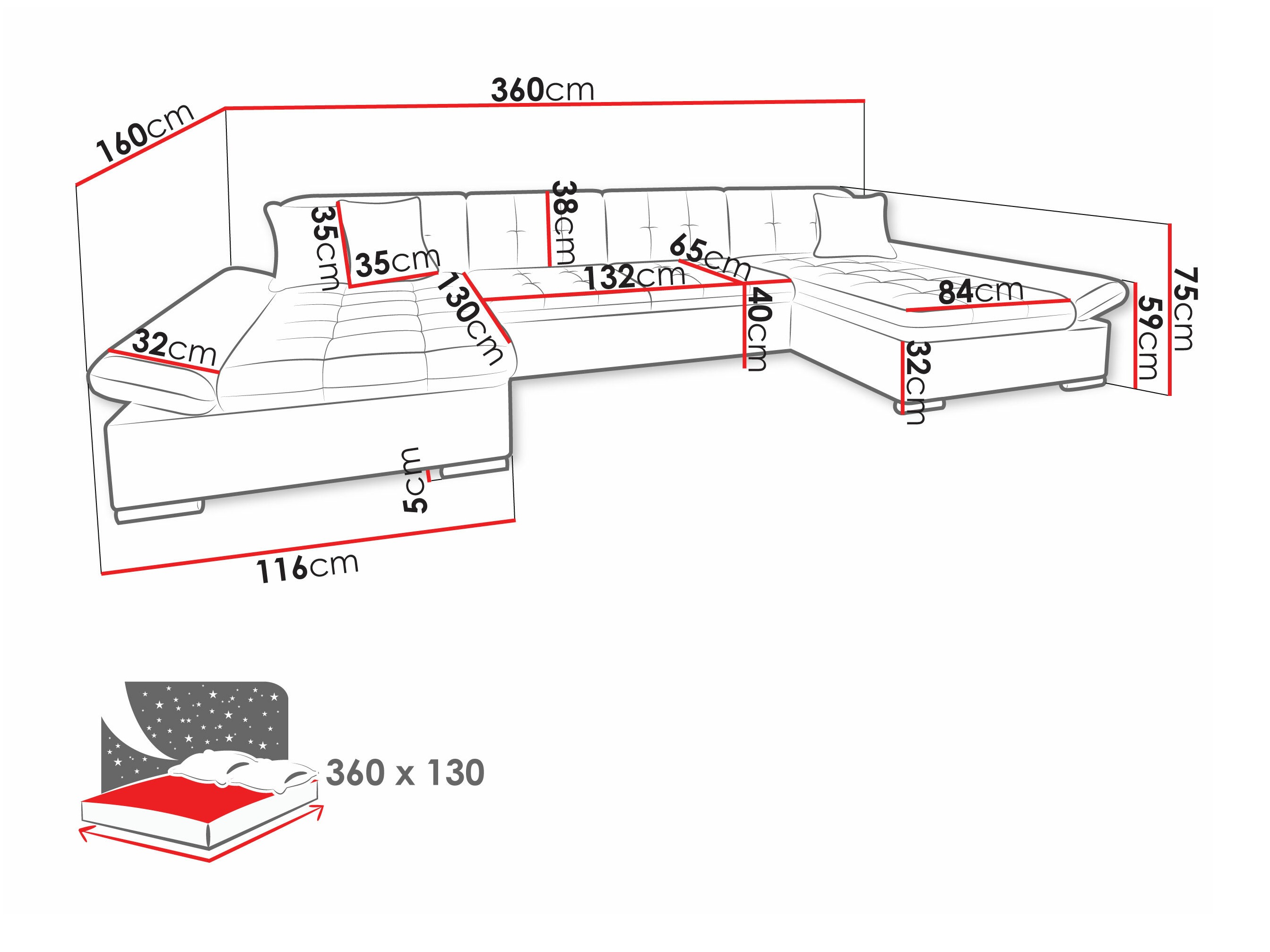 Kulmasohva Comfivo Ficus I (Soft 011 + Lux 05 + Lux 06)
