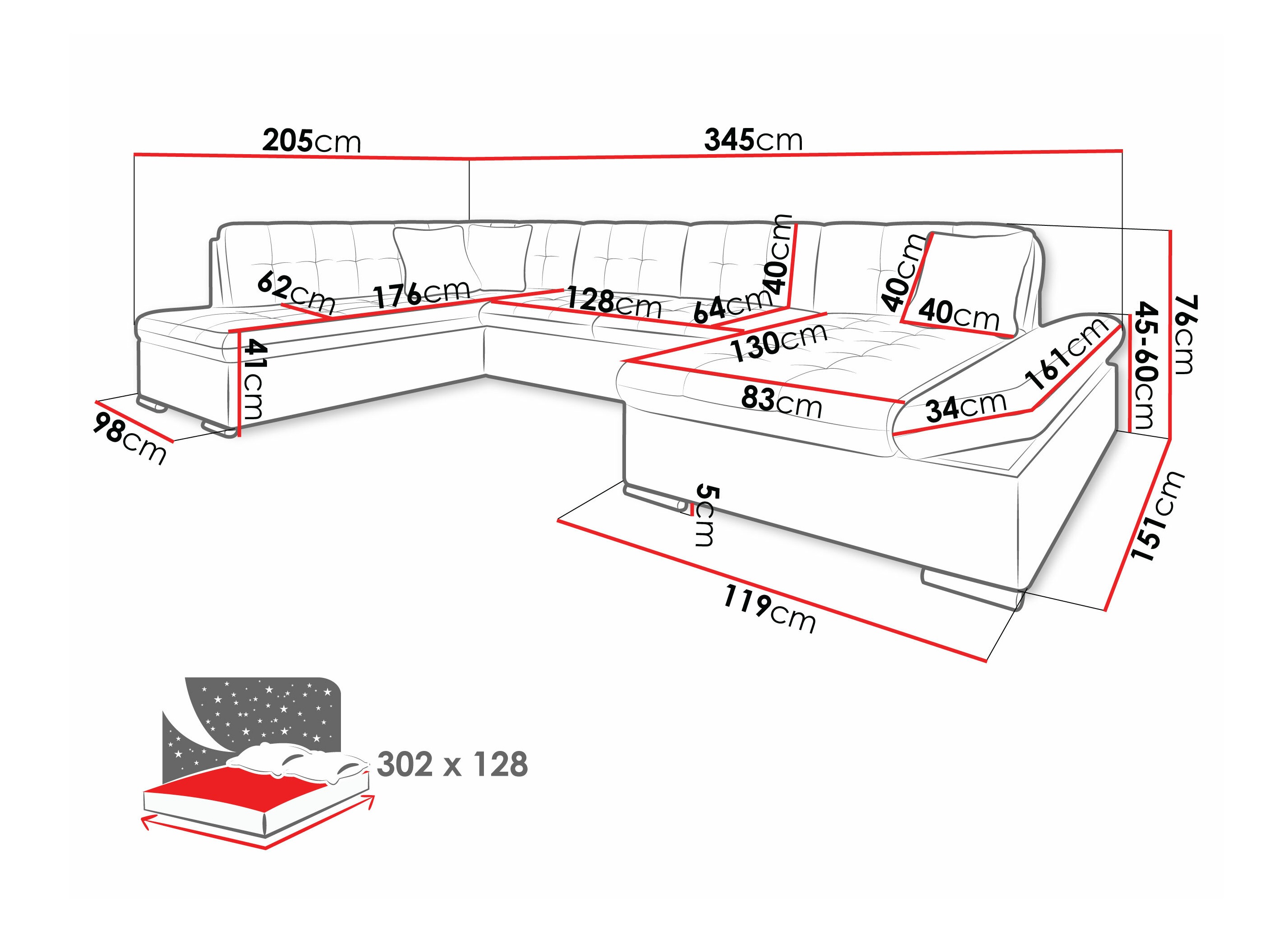 Kulmasohva Comfivo Tilia (Soft 011 + Lux 06 + Lux 05)