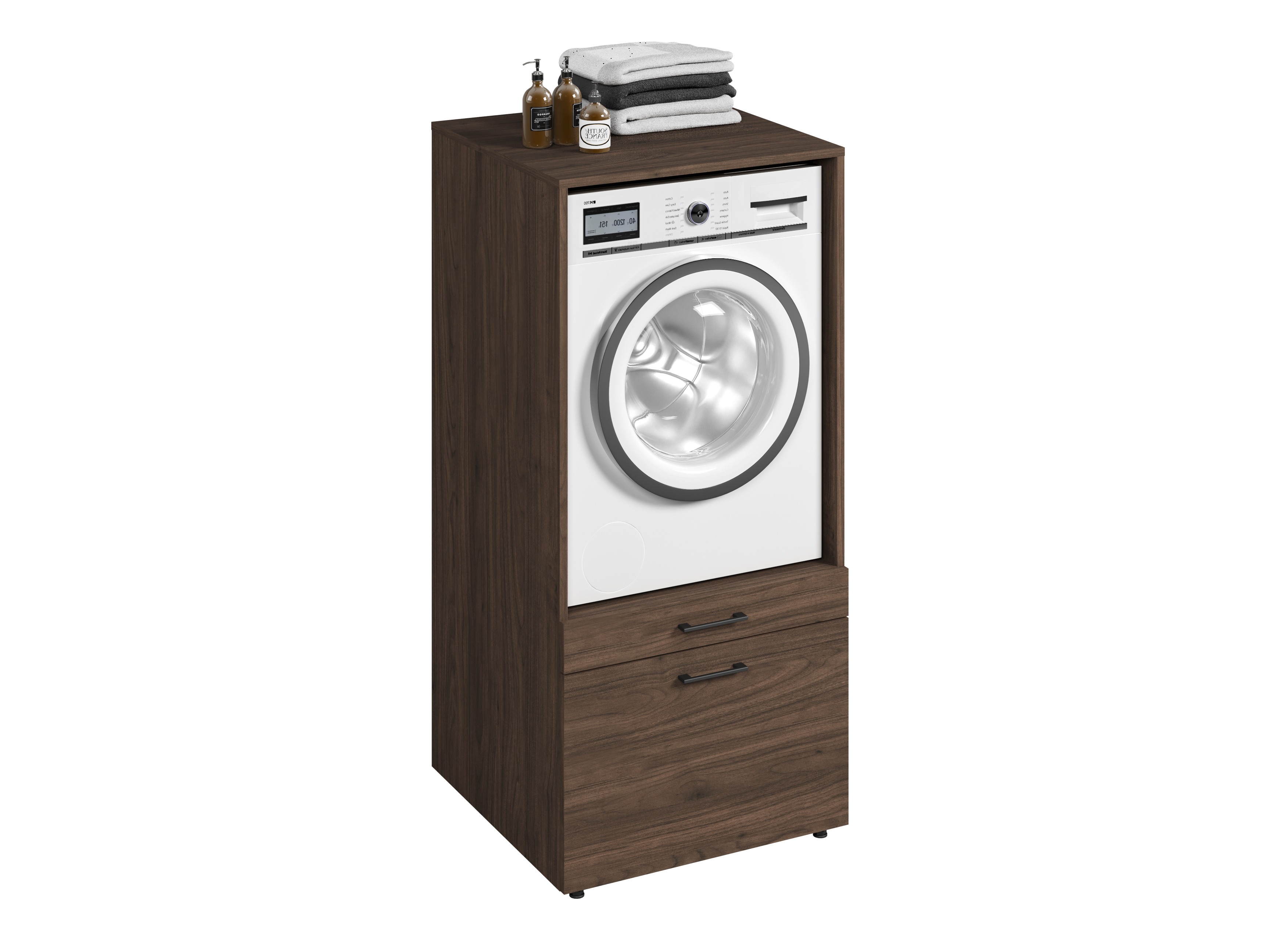 Kylpyhuonehylly Austin 377 (Pähkinä)