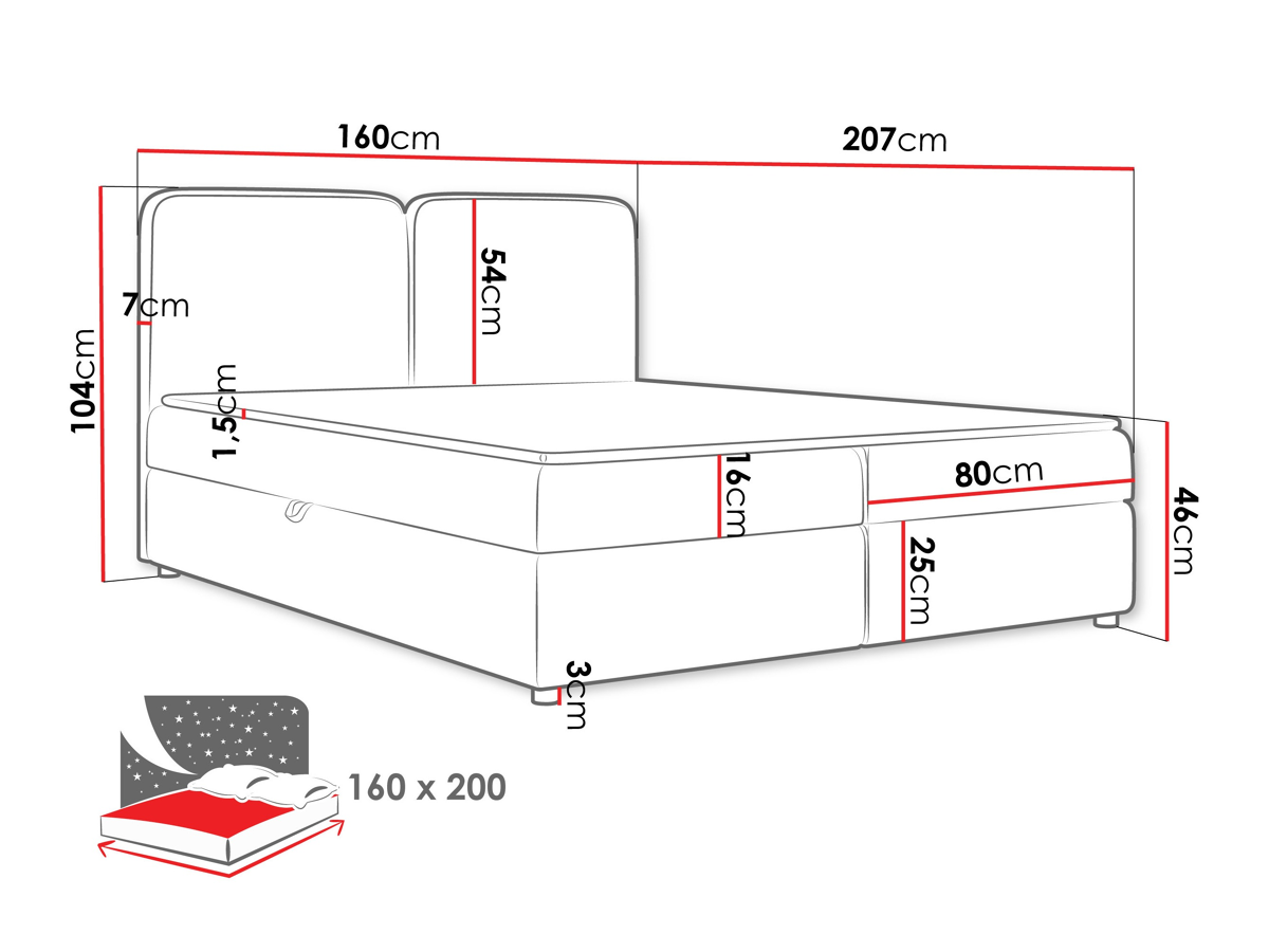 Jenkkisänky Stonecrest 109 (Taro 11)