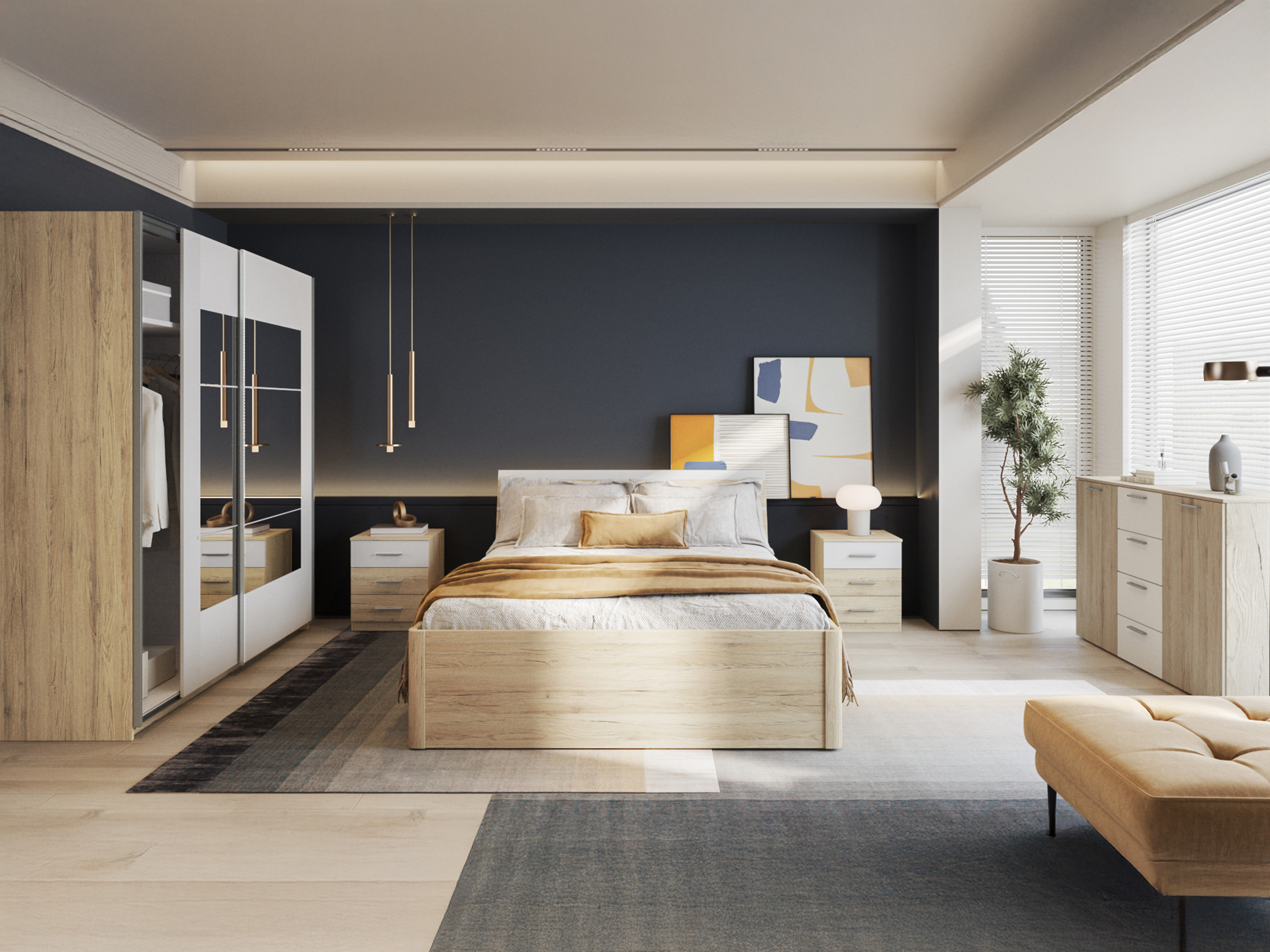 Makuuhuonesetti Melvele 104