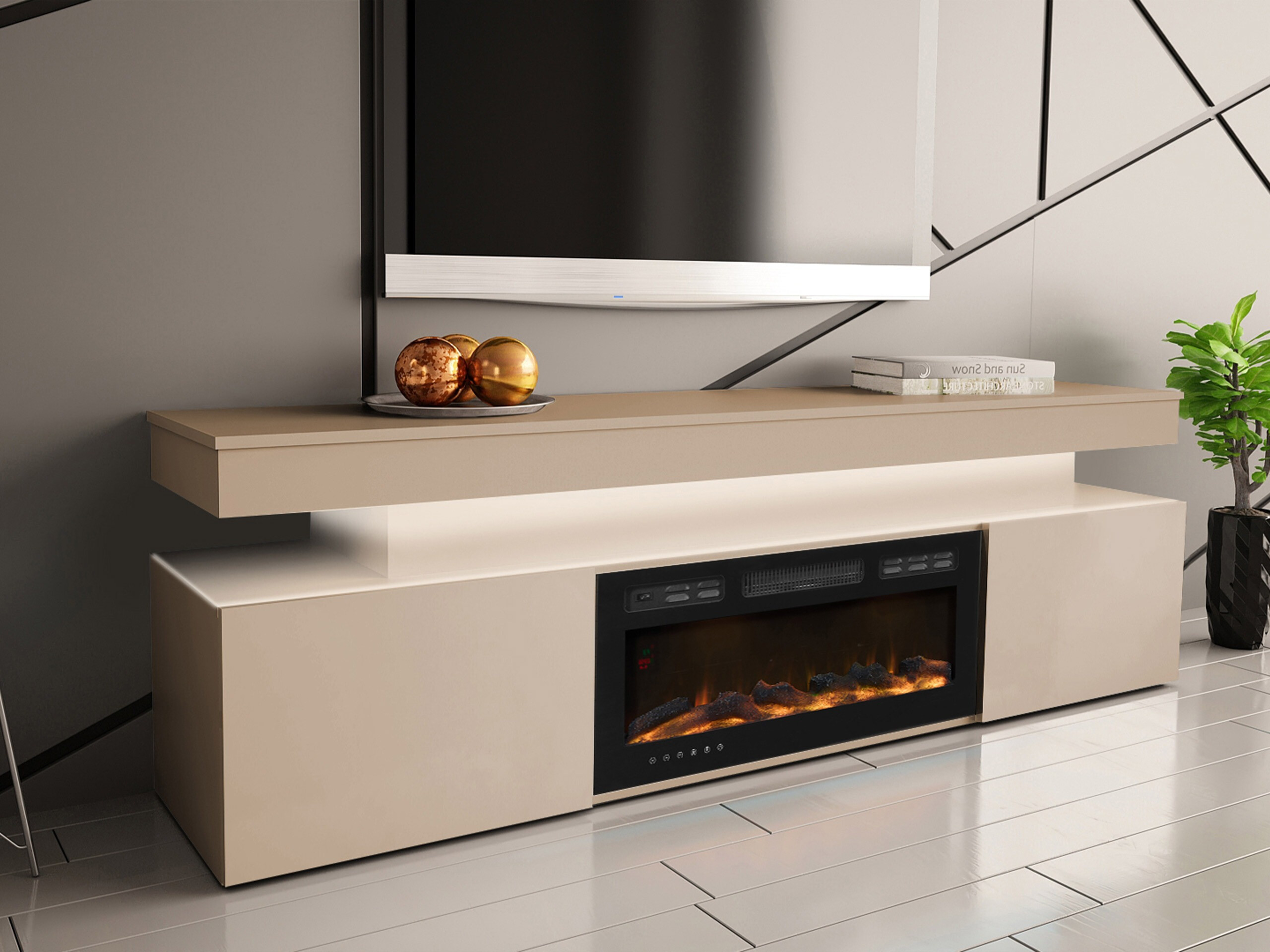 TV-taso Monfero 104 (Vaaleanruskea)