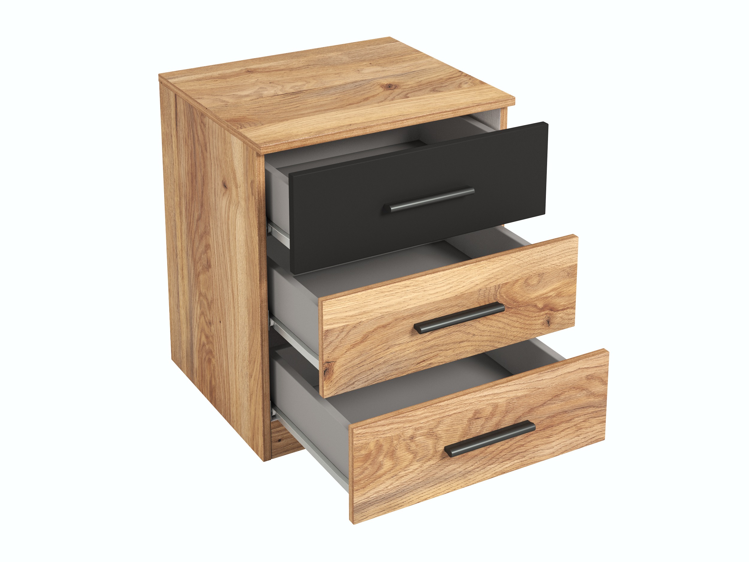 Yöpöytä Melvele 100 (Tammi + Musta)