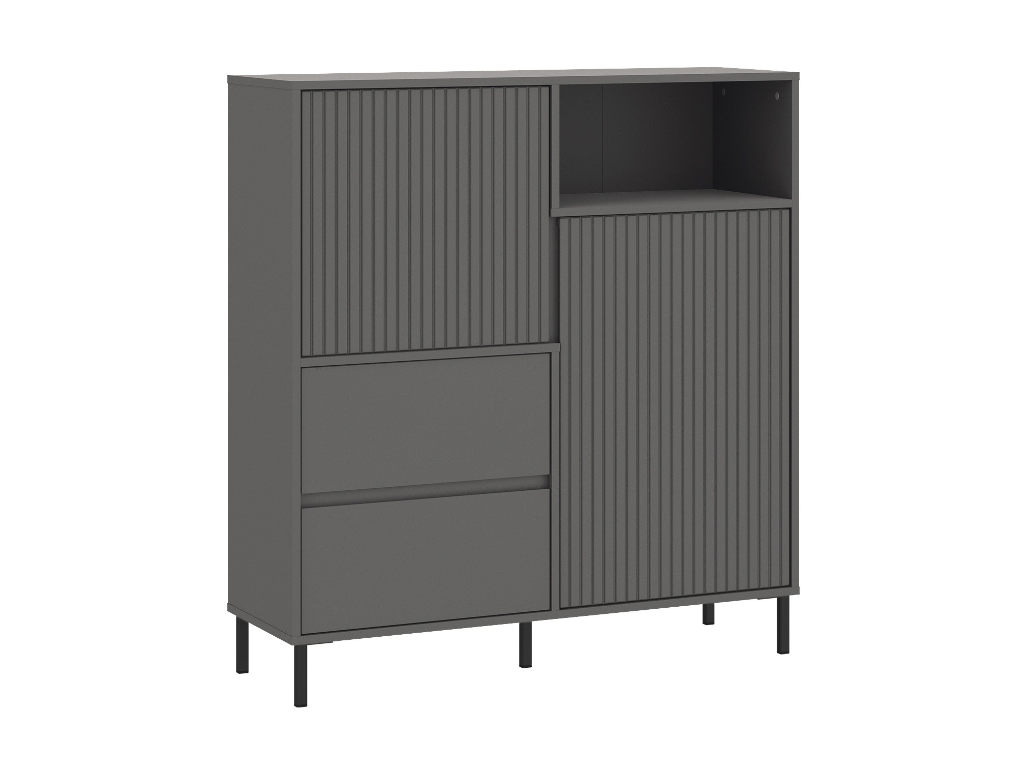 Olohuonesetti Ruvrevi 105 (Antrasiitti)