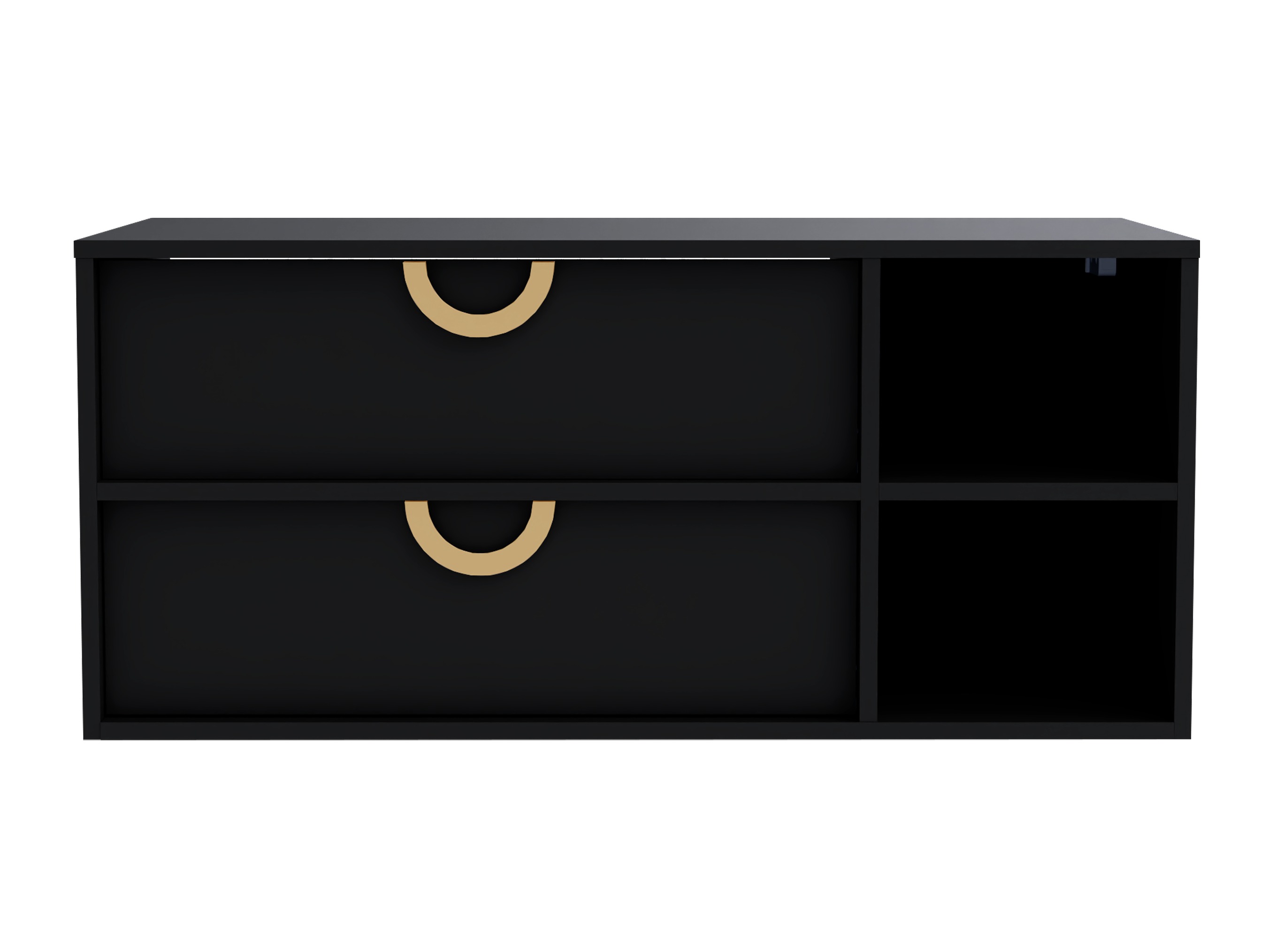 Kylpyhuoneen allasseinäkaappi Providence 193 (Musta)