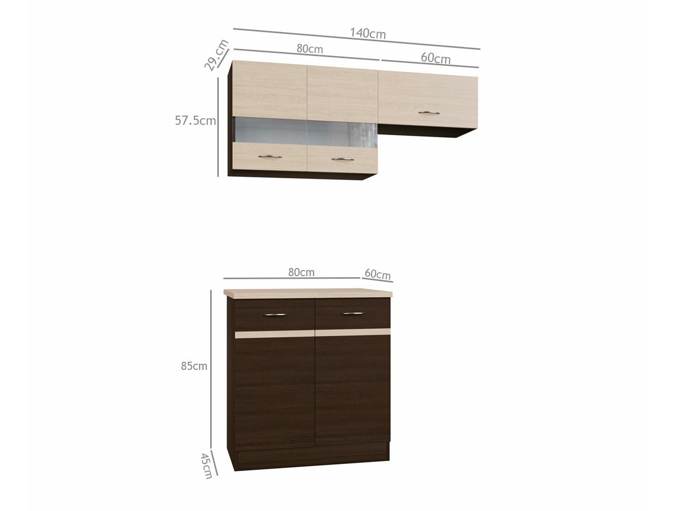 Moduulikeittiöryhmä Eli Dark 116