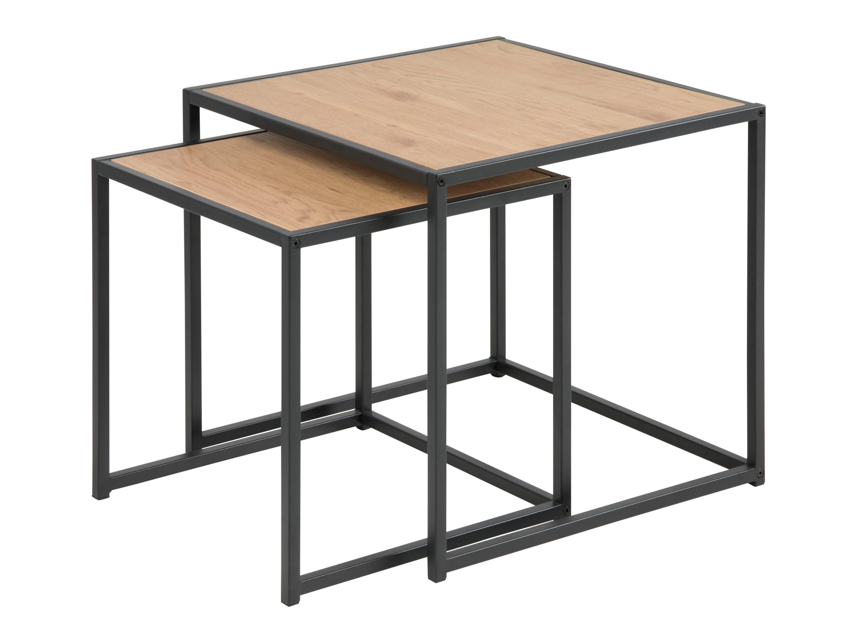 Sivupöytäsetti Norsica 461 (Villi tammi + Musta)