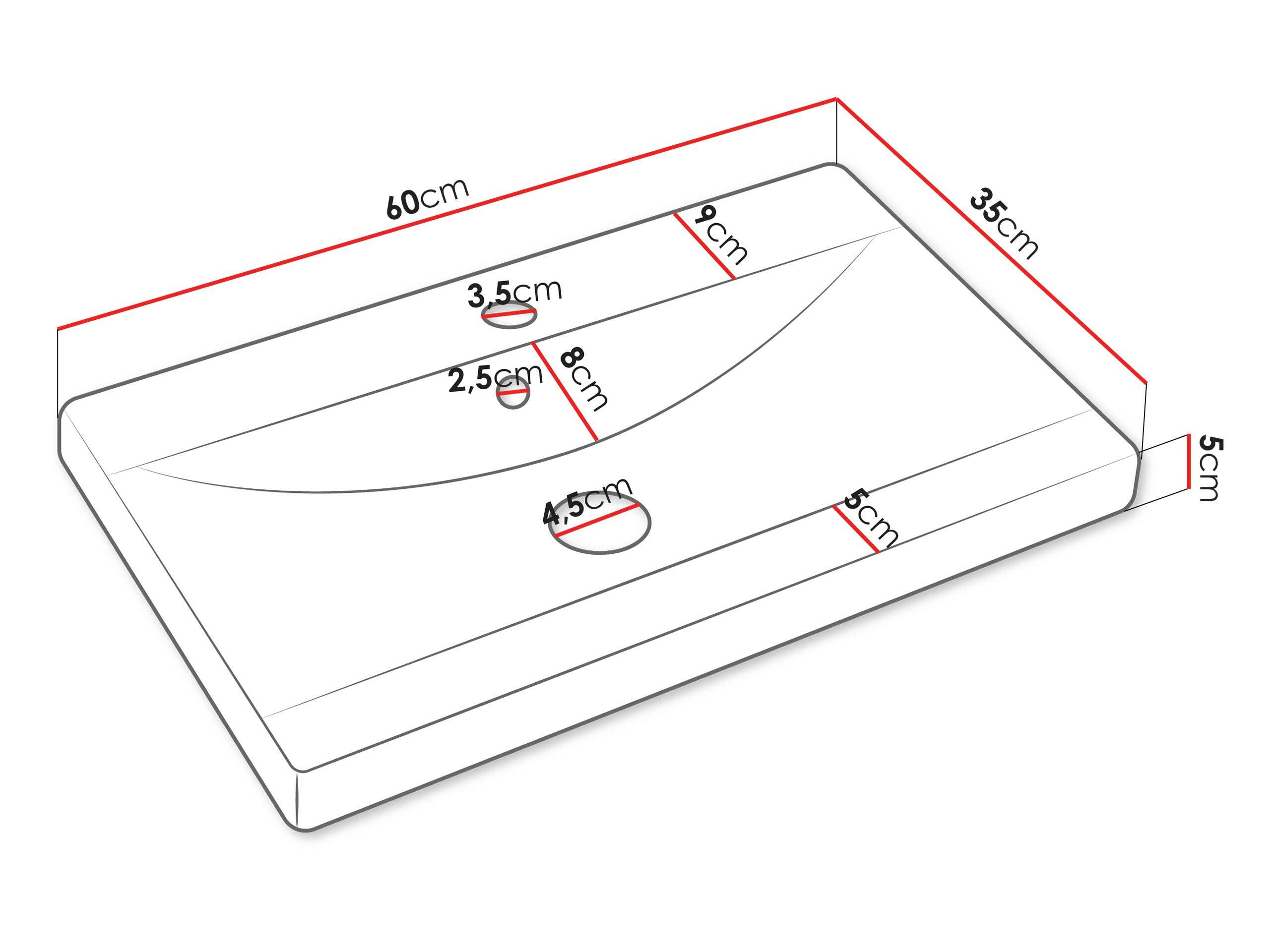 Kylpyhuonesetti Sarasota 108 (Lefkas tammi)