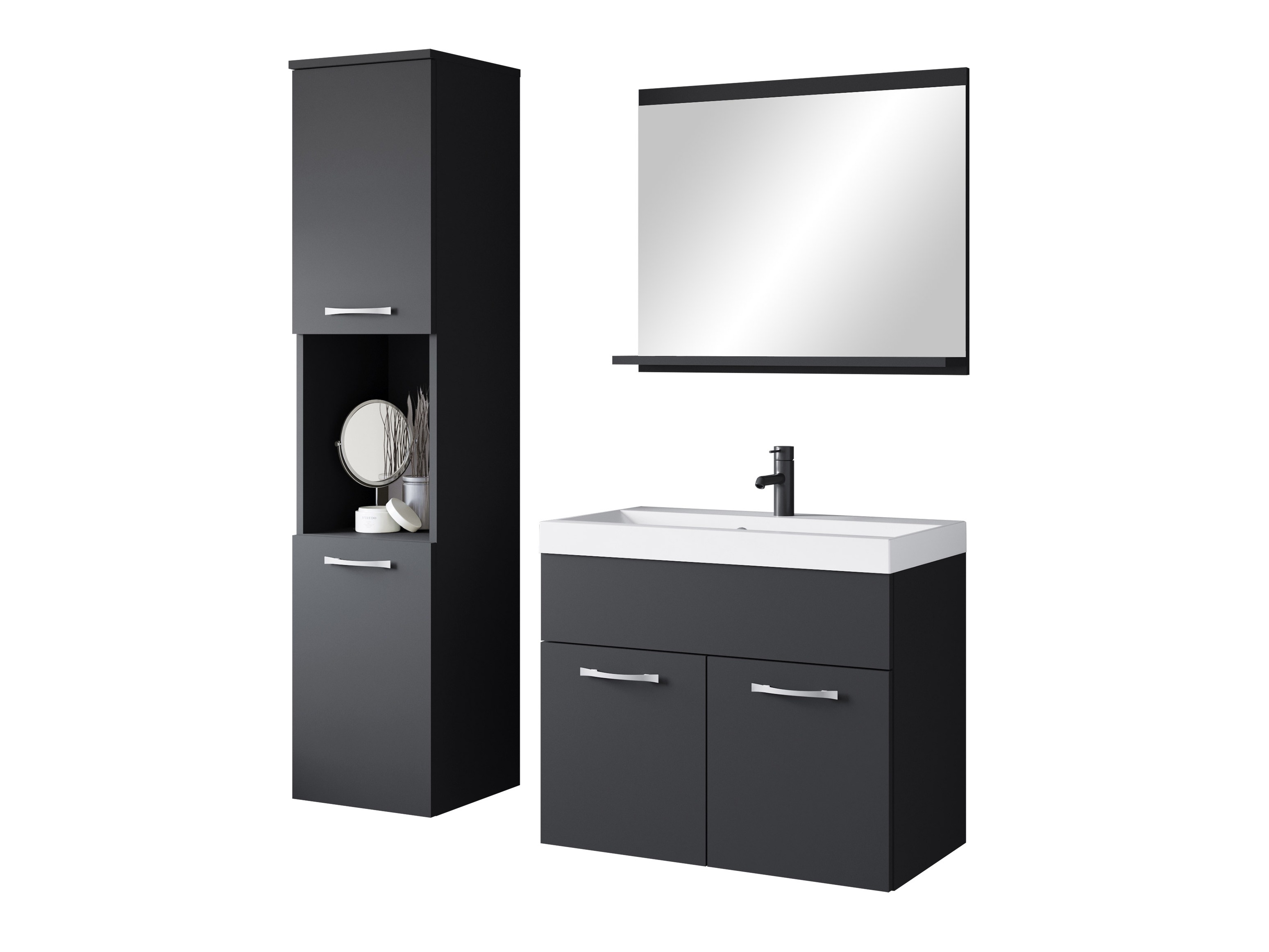 Kylpyhuonesetti Sarasota 122 (Grafiitti)