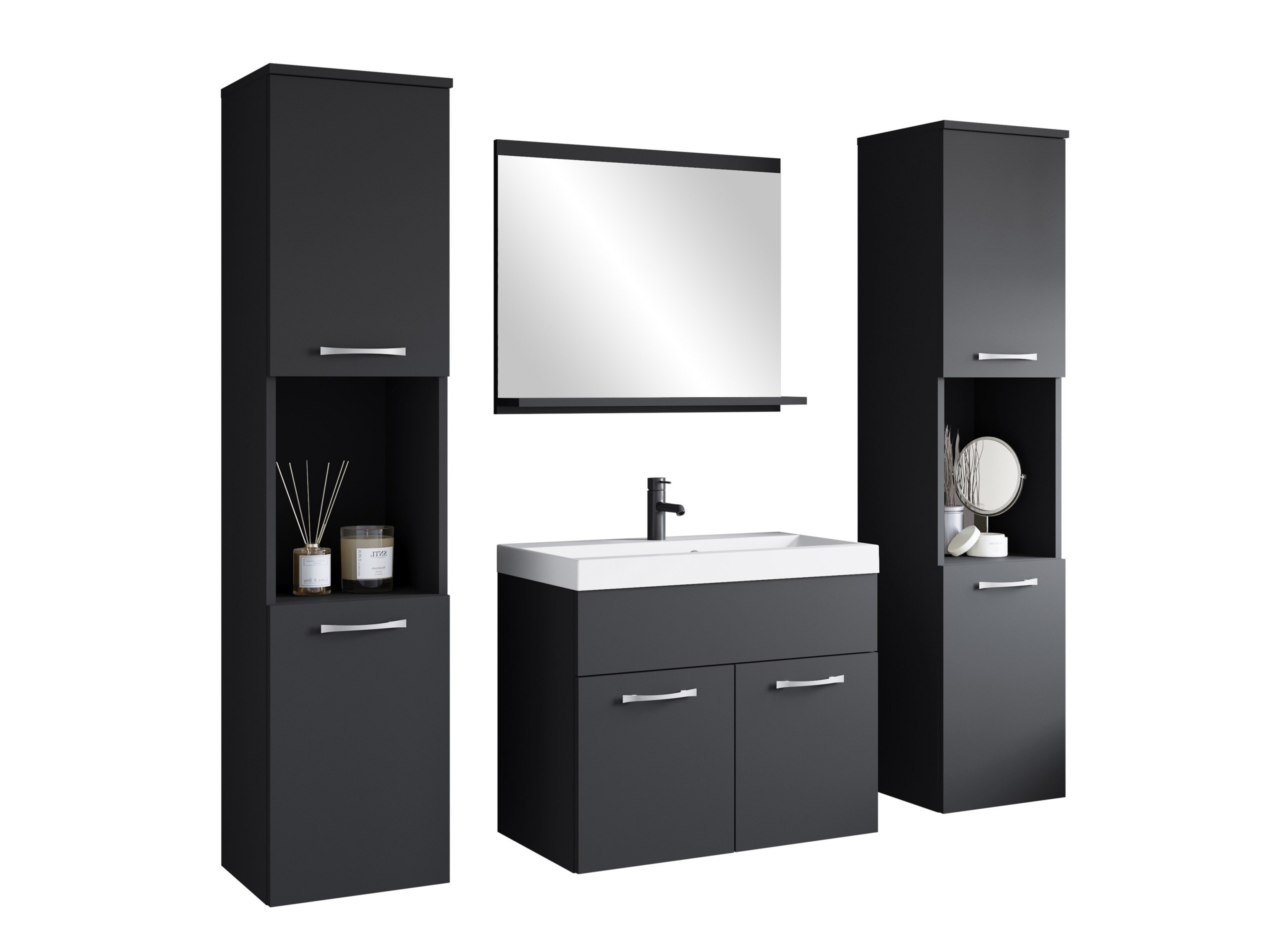 Kylpyhuonesetti Sarasota 123 (Grafiitti)