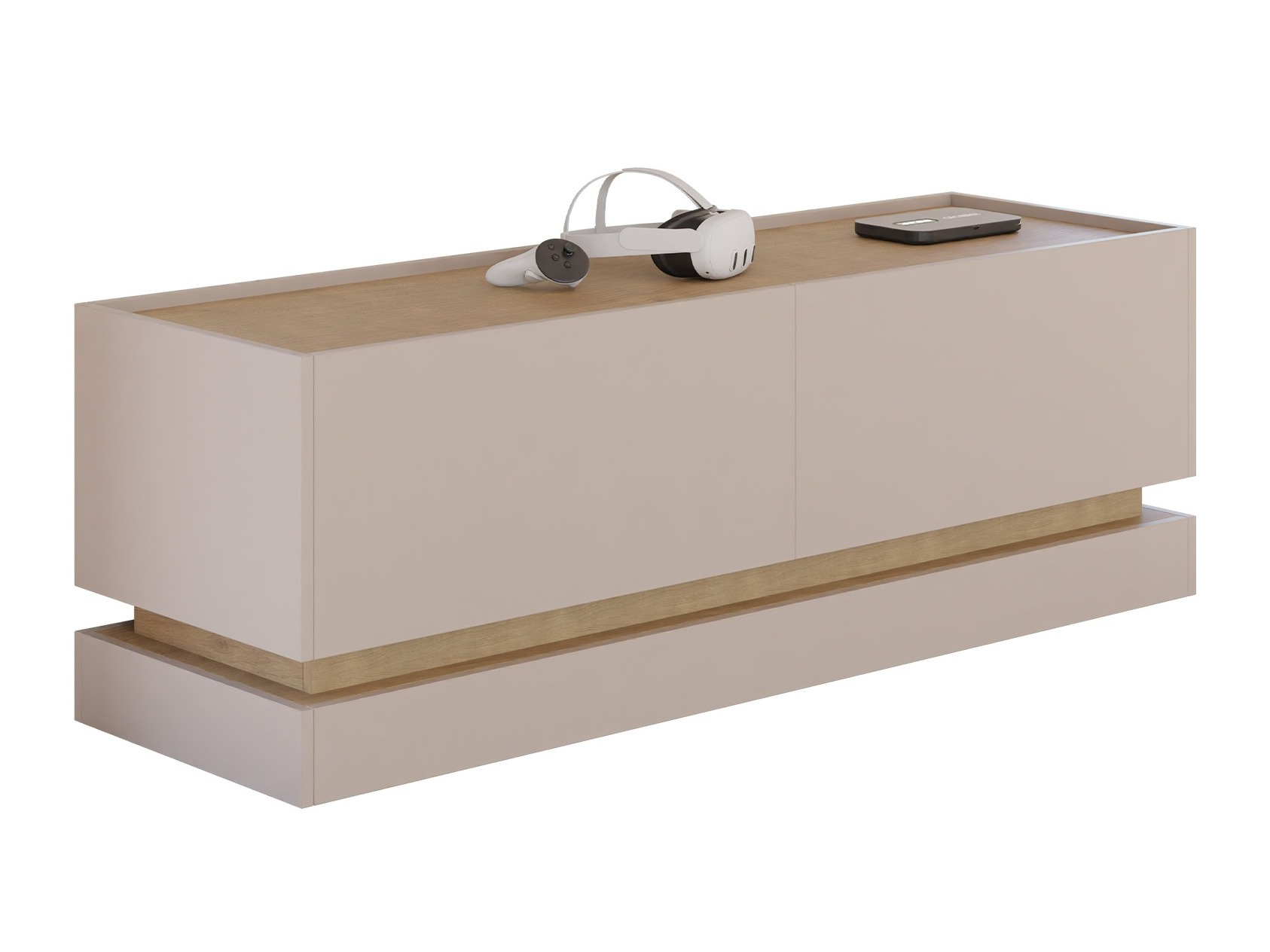 TV-taso Comfivo Dalvenu 105 (Vaaleanruskea + Tammi)