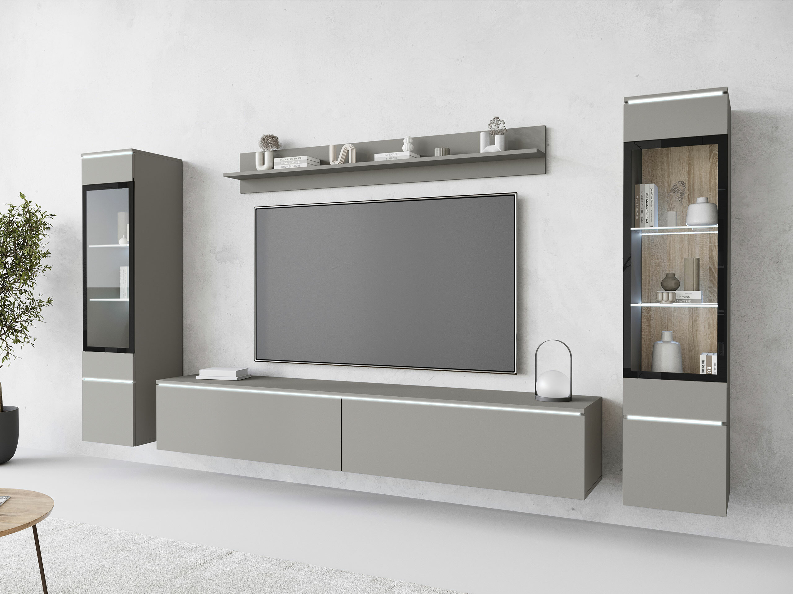 Olohuonesetti Sarasota 126 (Harmaa)